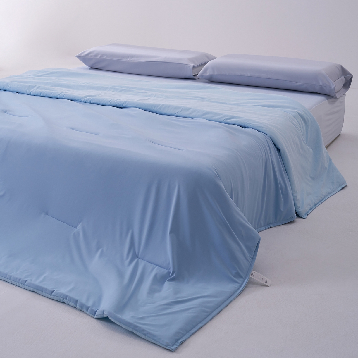 91家纺网 家纺一手货源 找家纺 花享莱 2026新款亚朵同款质量夏季双感深睡被夏被夏被夏凉被pro3.0 静水蓝