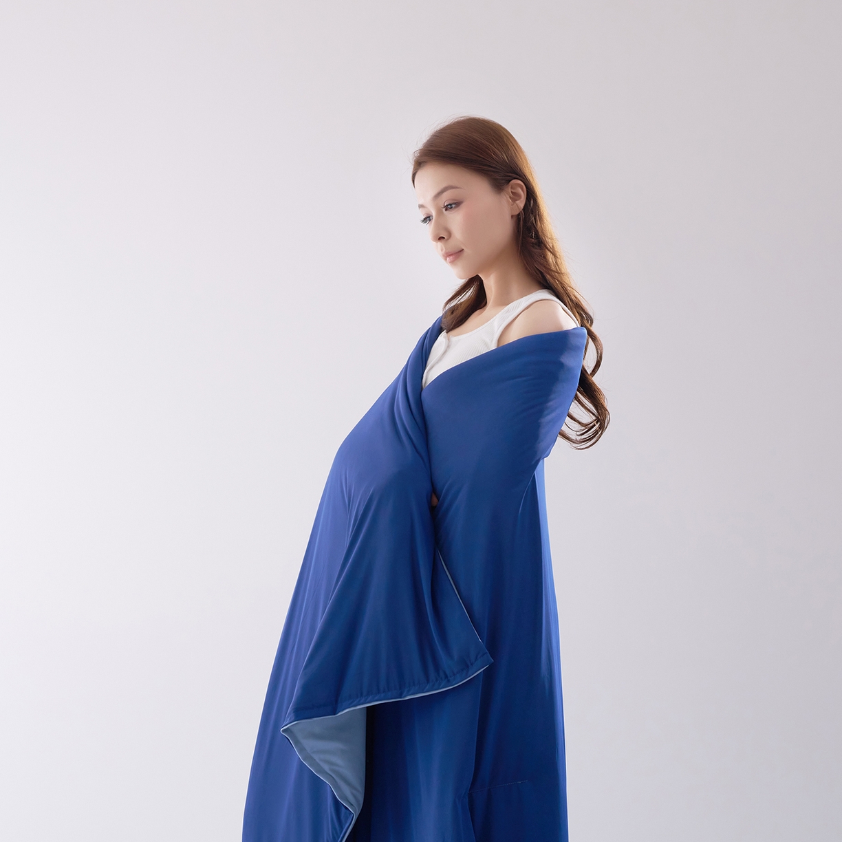 91家纺网 家纺一手货源 找家纺 花享莱 2026新款亚朵同款质量夏季双感深睡被夏被夏被夏凉被pro3.0 深空蓝