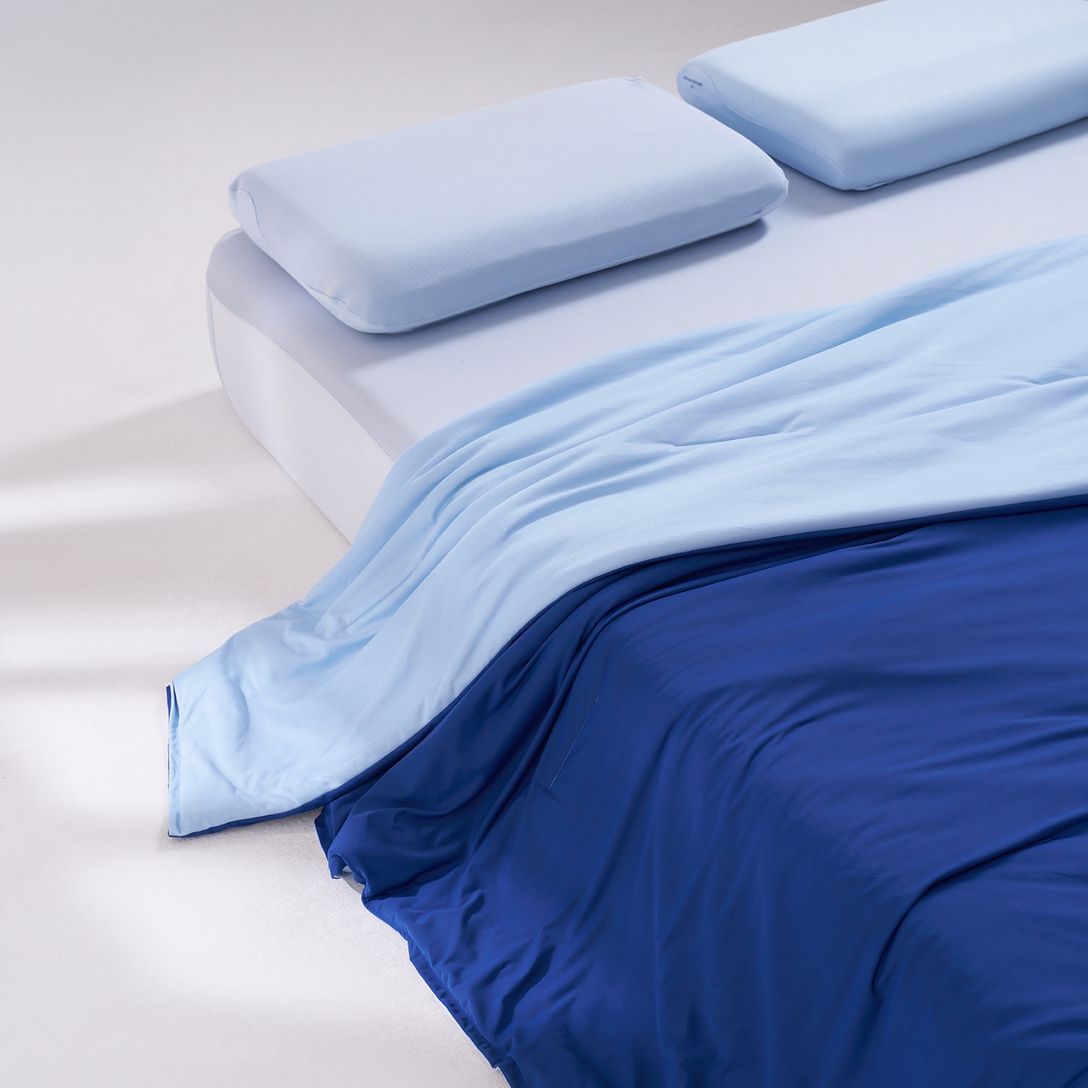 91家纺网 家纺一手货源 找家纺 花享莱 2026新款亚朵同款质量夏季双感深睡被夏被夏被夏凉被pro3.0 深空蓝