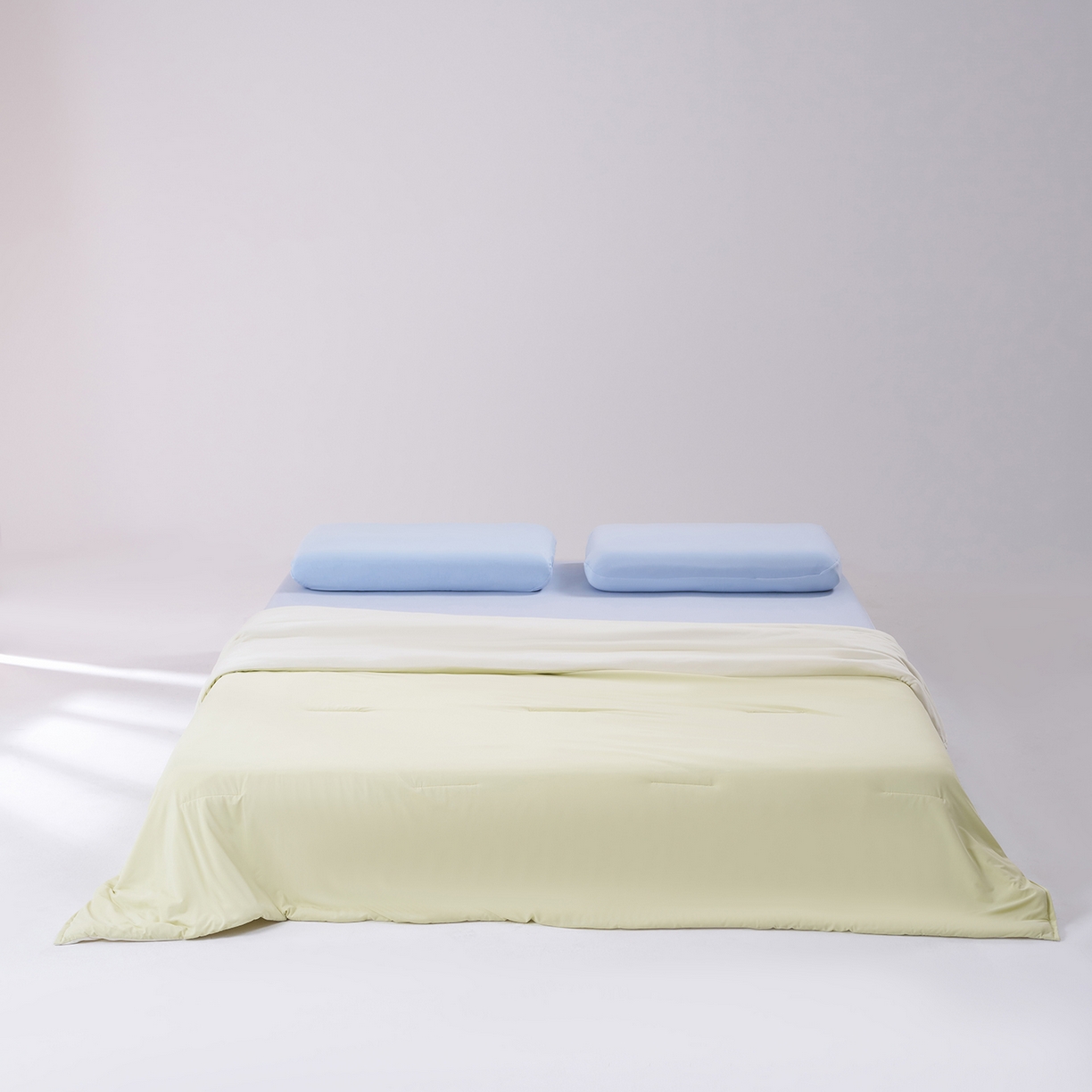 91家纺网 家纺一手货源 找家纺 花享莱 2026新款高品质亚朵酒店同款夏季双感深睡被夏被夏凉被空调被pro3.0 竹青黄