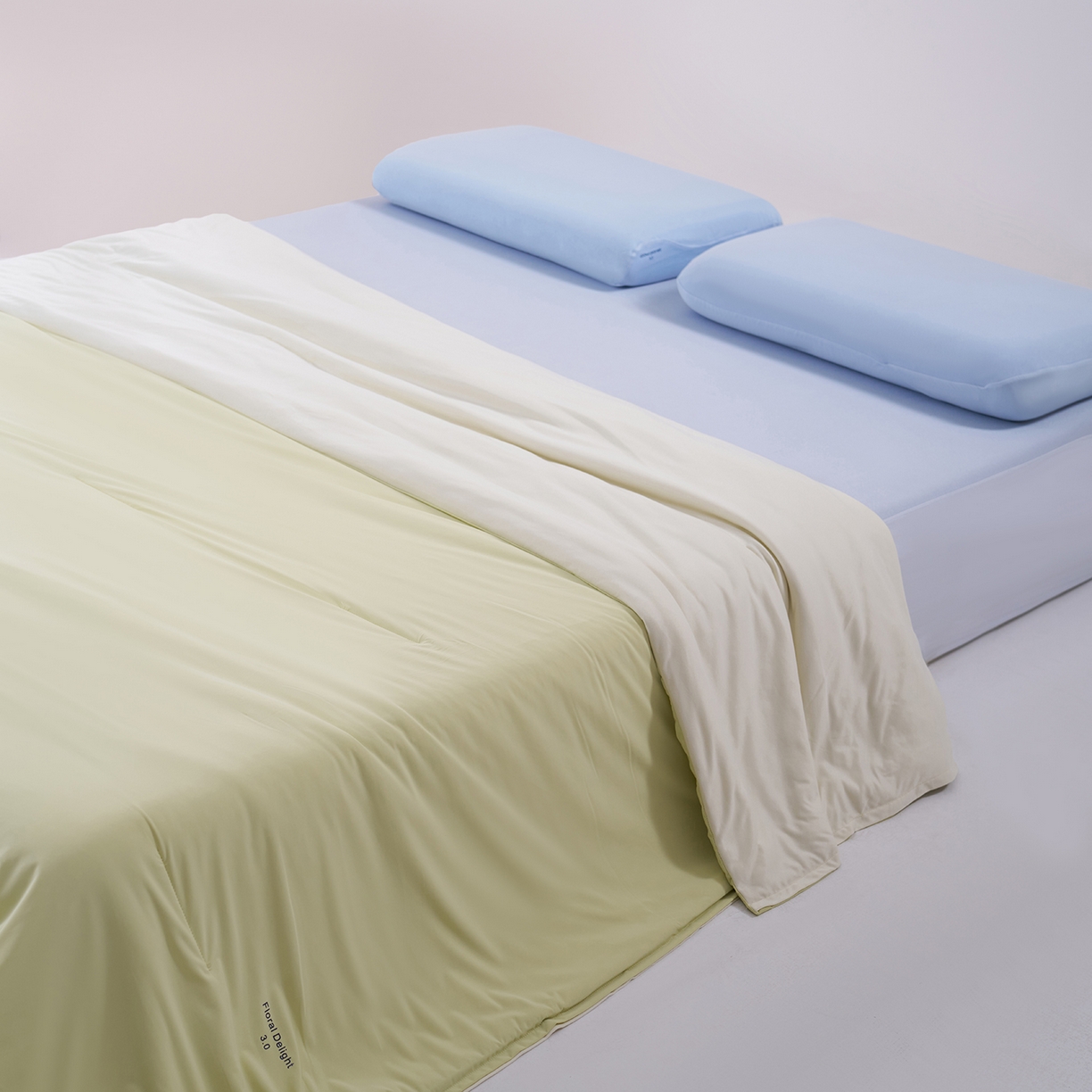 91家纺网 家纺一手货源 找家纺 花享莱 2026新款高品质亚朵酒店同款夏季双感深睡被夏被夏凉被空调被pro3.0 竹青黄