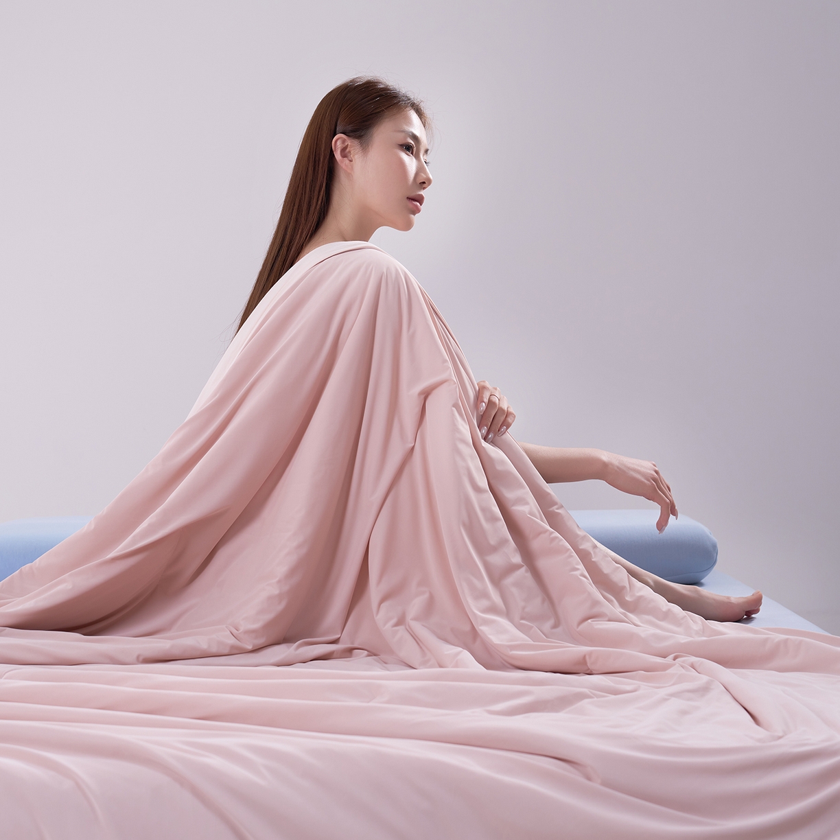 91家纺网 家纺一手货源 找家纺 花享莱 2026新款高品质亚朵酒店同款夏季双感深睡被夏被夏凉被空调被pro3.0 橘雾粉