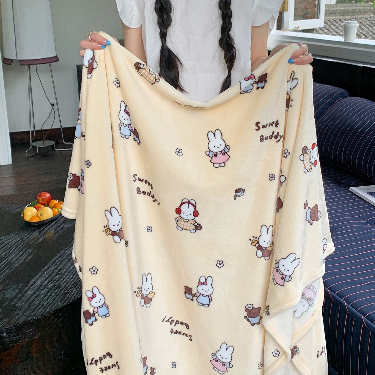 91家纺网 家纺一手货源 找家纺  4.25【焕新季 六人助力9.9带回家】330g双面印花牛奶绒毛毯毯子（下单规则请看详情页）