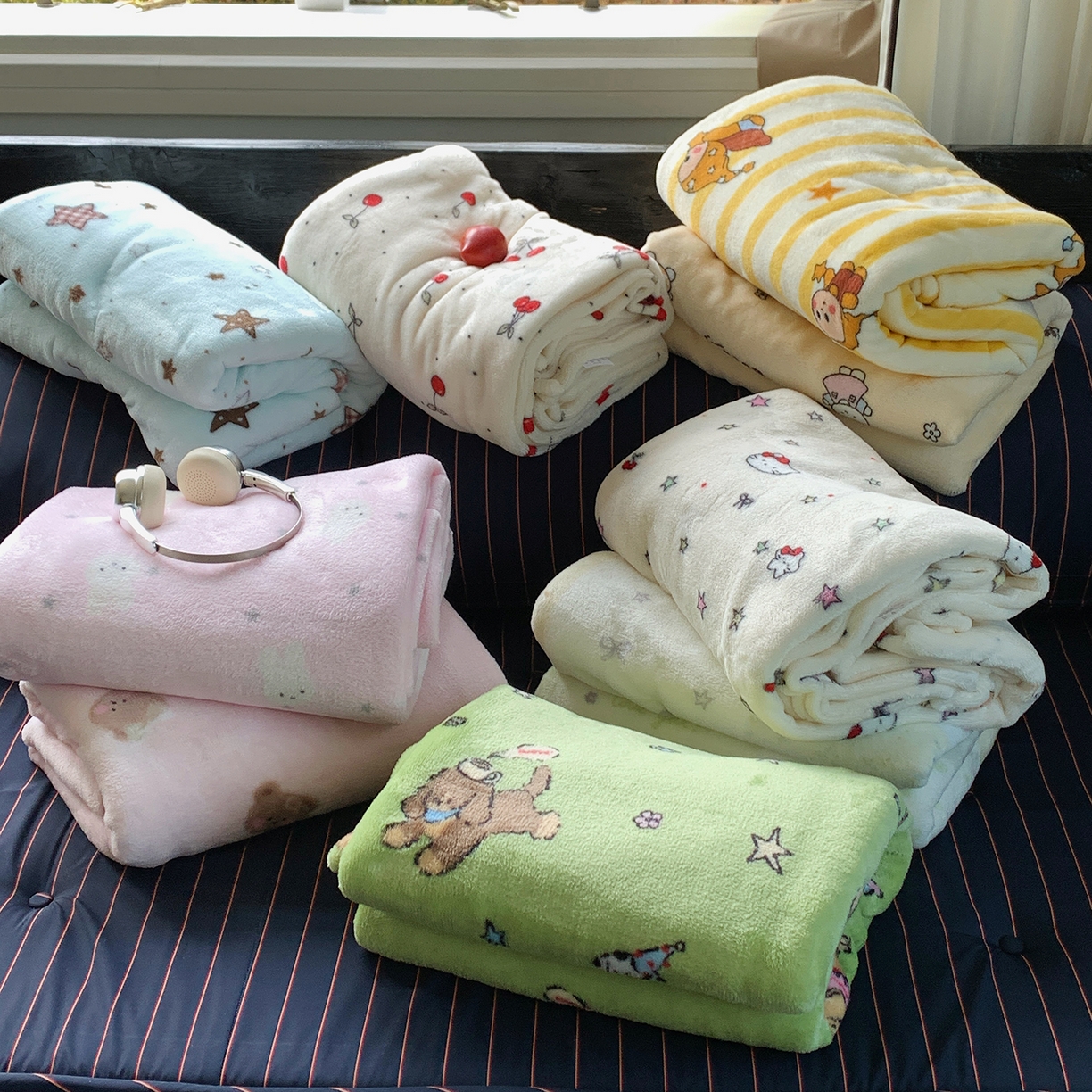 91家纺网 家纺一手货源 找家纺 桃喜 2026新款330g双面印花牛奶绒毛毯毯子 组合图仅供展示不可下单