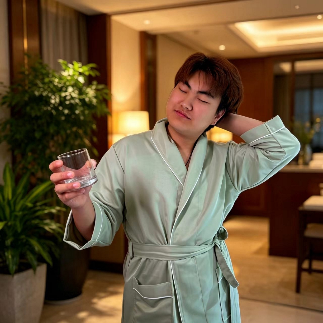 91家纺网 家纺一手货源 找家纺 （总）安力森/诚臻酒店用品 2026新款简约纯色亲肤丝滑浴袍