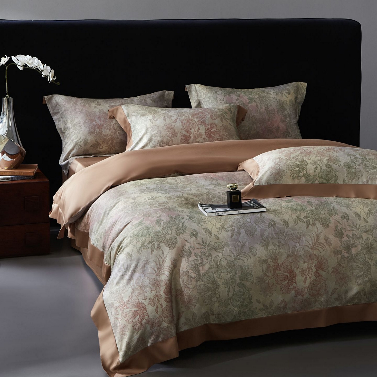 91家纺网 家纺一手货源 找家纺 南通朵美纺织品有限公司 2026新款100支天丝棉系列四件套 汀山芳韵