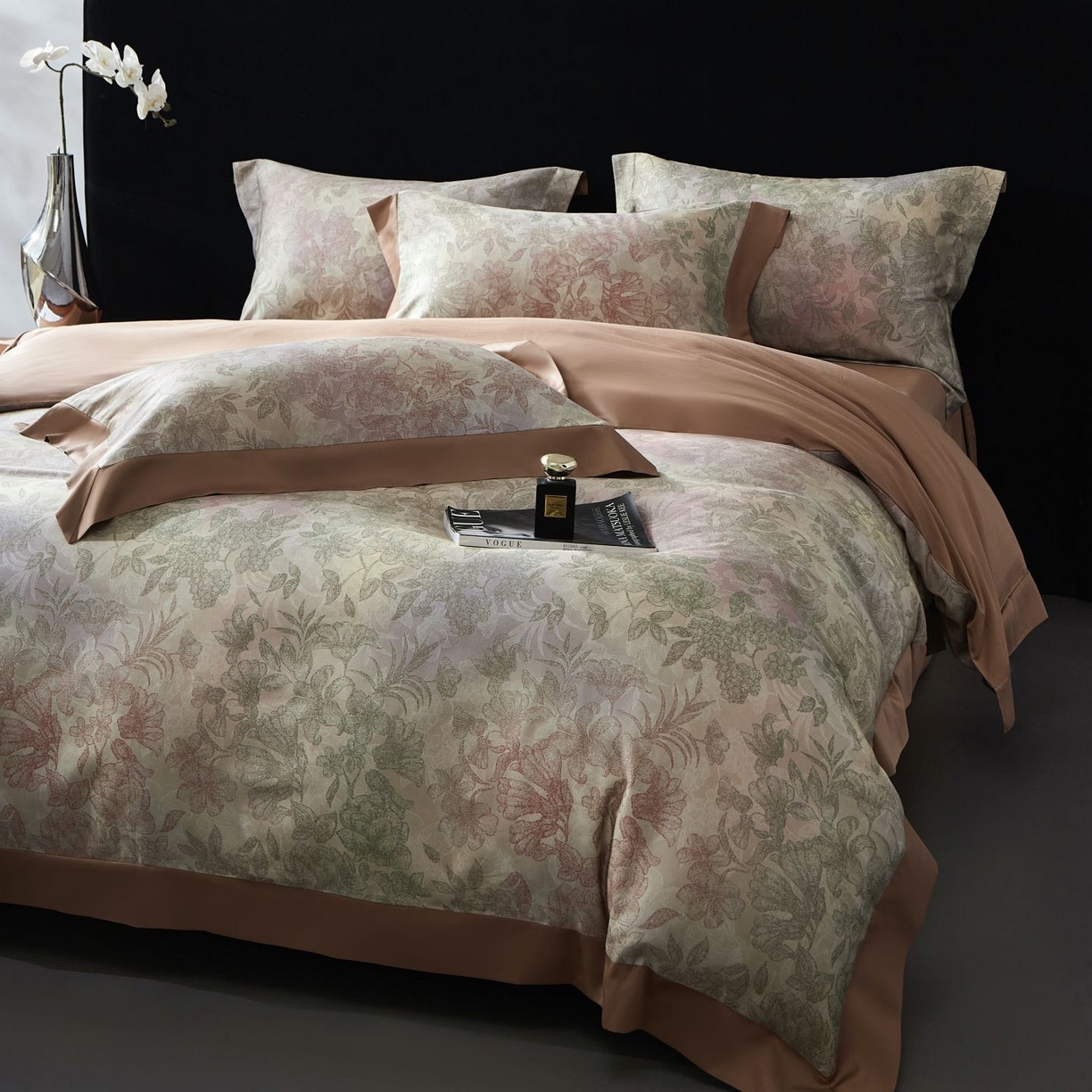 91家纺网 家纺一手货源 找家纺 南通朵美纺织品有限公司 2026新款100支天丝棉系列四件套 汀山芳韵