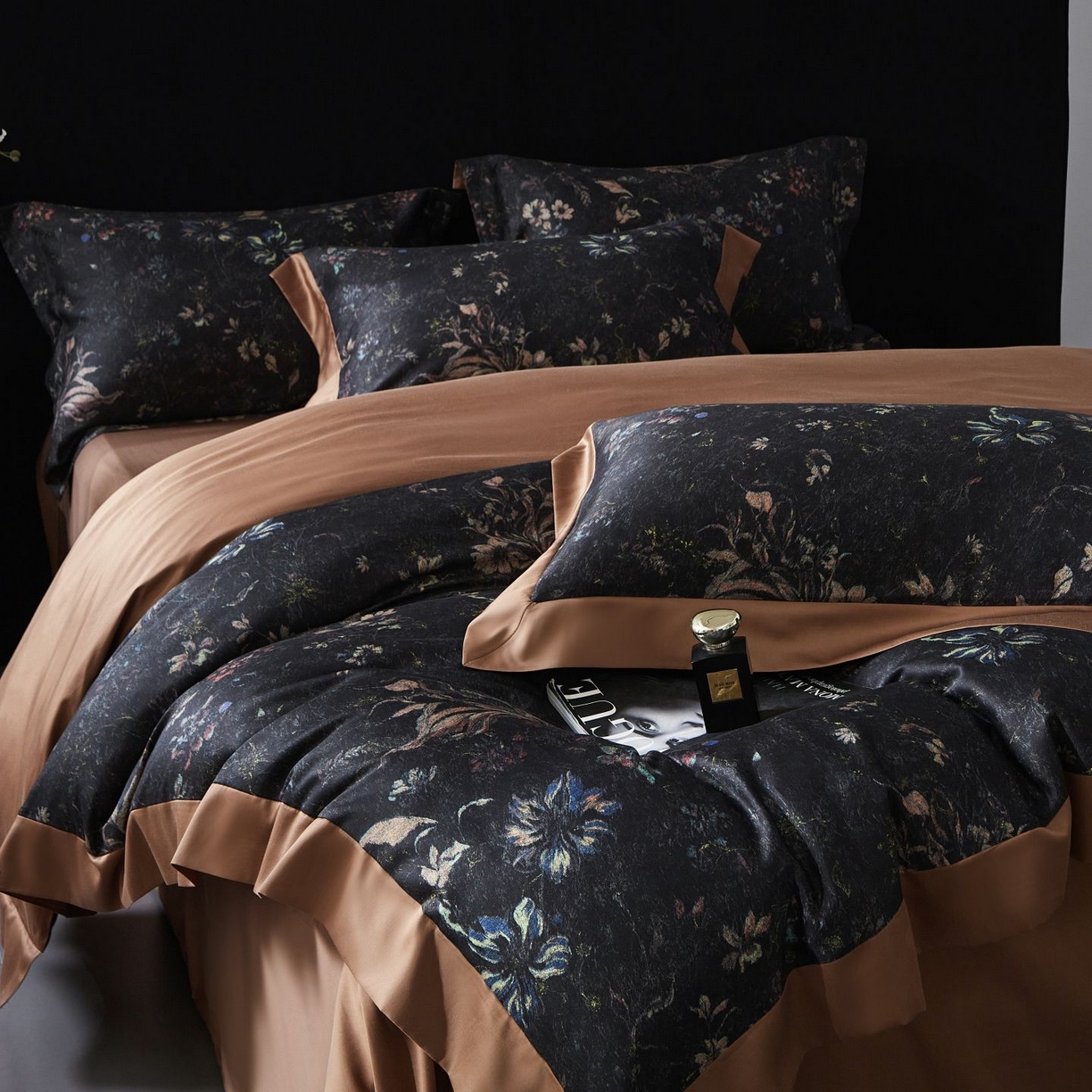 91家纺网 家纺一手货源 找家纺 南通朵美纺织品有限公司 2026新款100支天丝棉系列四件套 花案