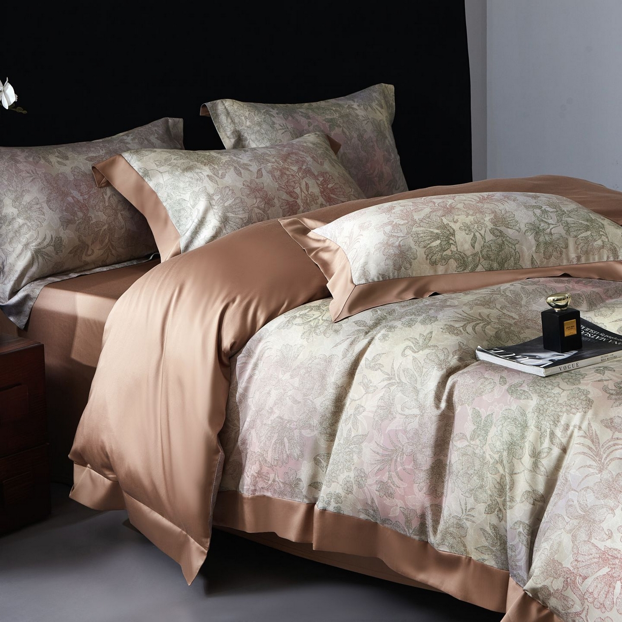 91家纺网 家纺一手货源 找家纺 南通朵美纺织品有限公司 2026新款100支天丝棉系列四件套 汀山芳韵