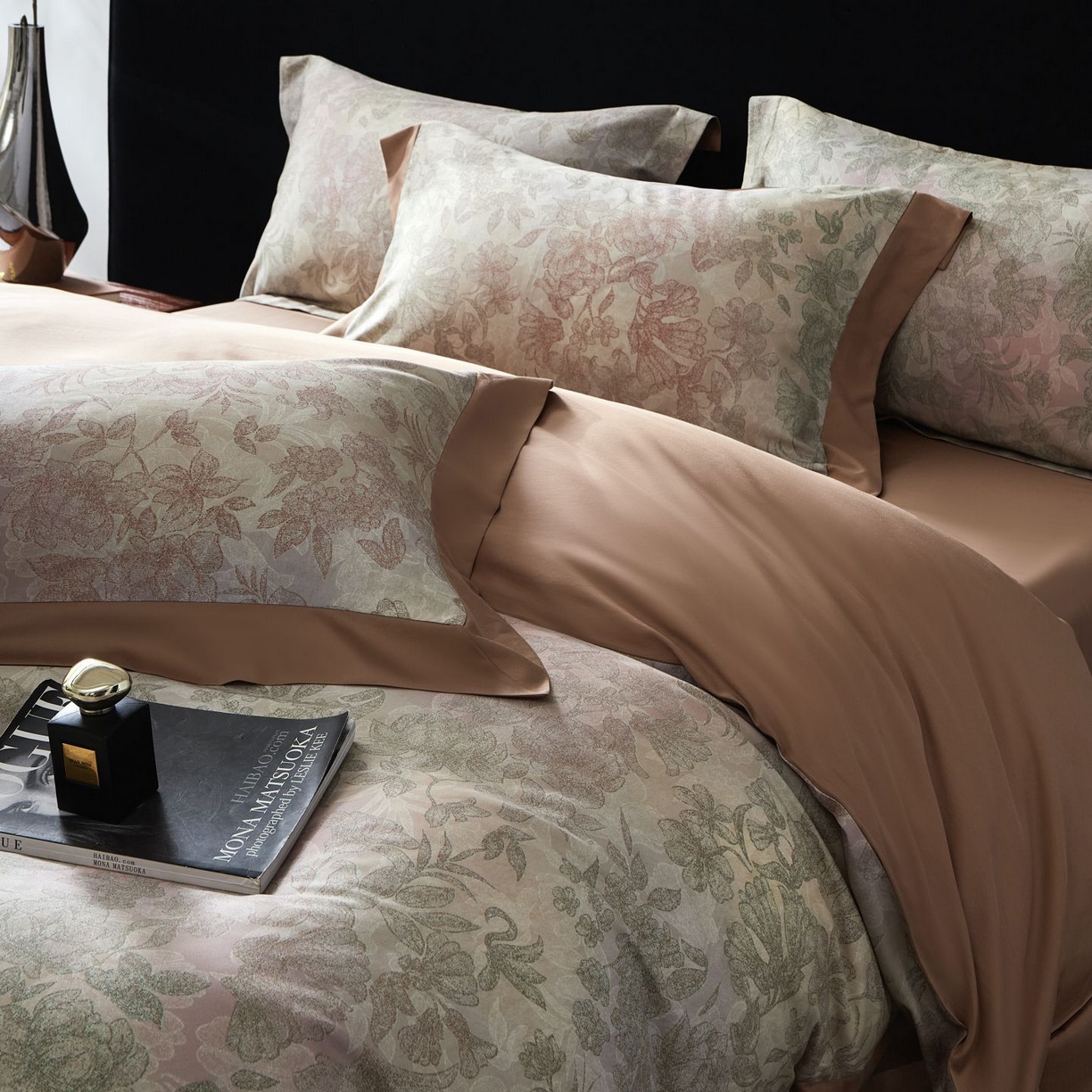 91家纺网 家纺一手货源 找家纺 南通朵美纺织品有限公司 2026新款100支天丝棉系列四件套 汀山芳韵