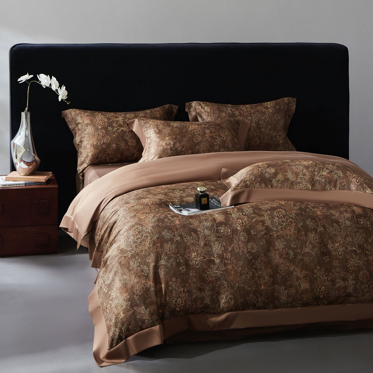 91家纺网 家纺一手货源 找家纺 南通朵美纺织品有限公司 2026新款100支天丝棉系列四件套 芝蘭