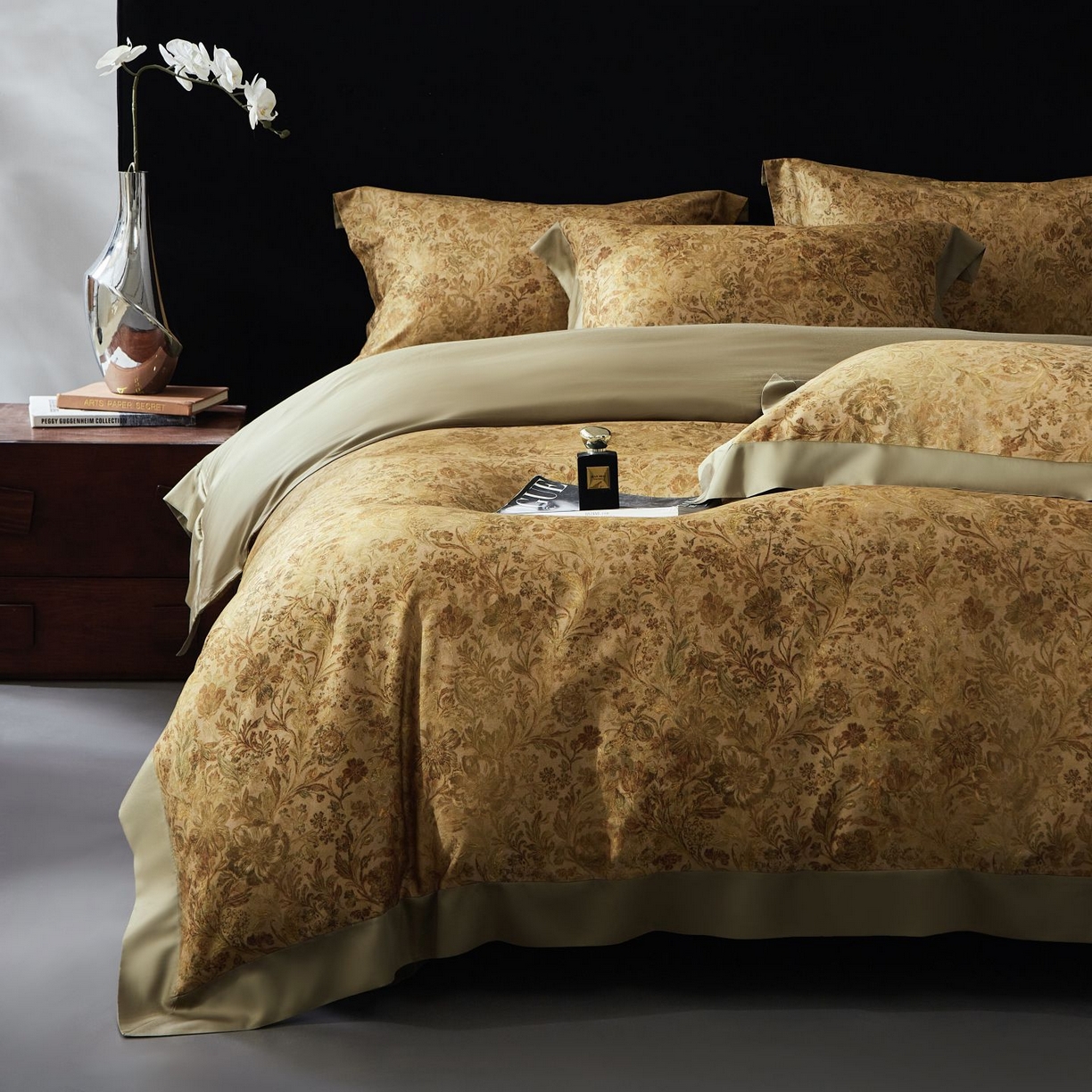 91家纺网 家纺一手货源 找家纺 南通朵美纺织品有限公司 2026新款100支天丝棉系列四件套 锦香