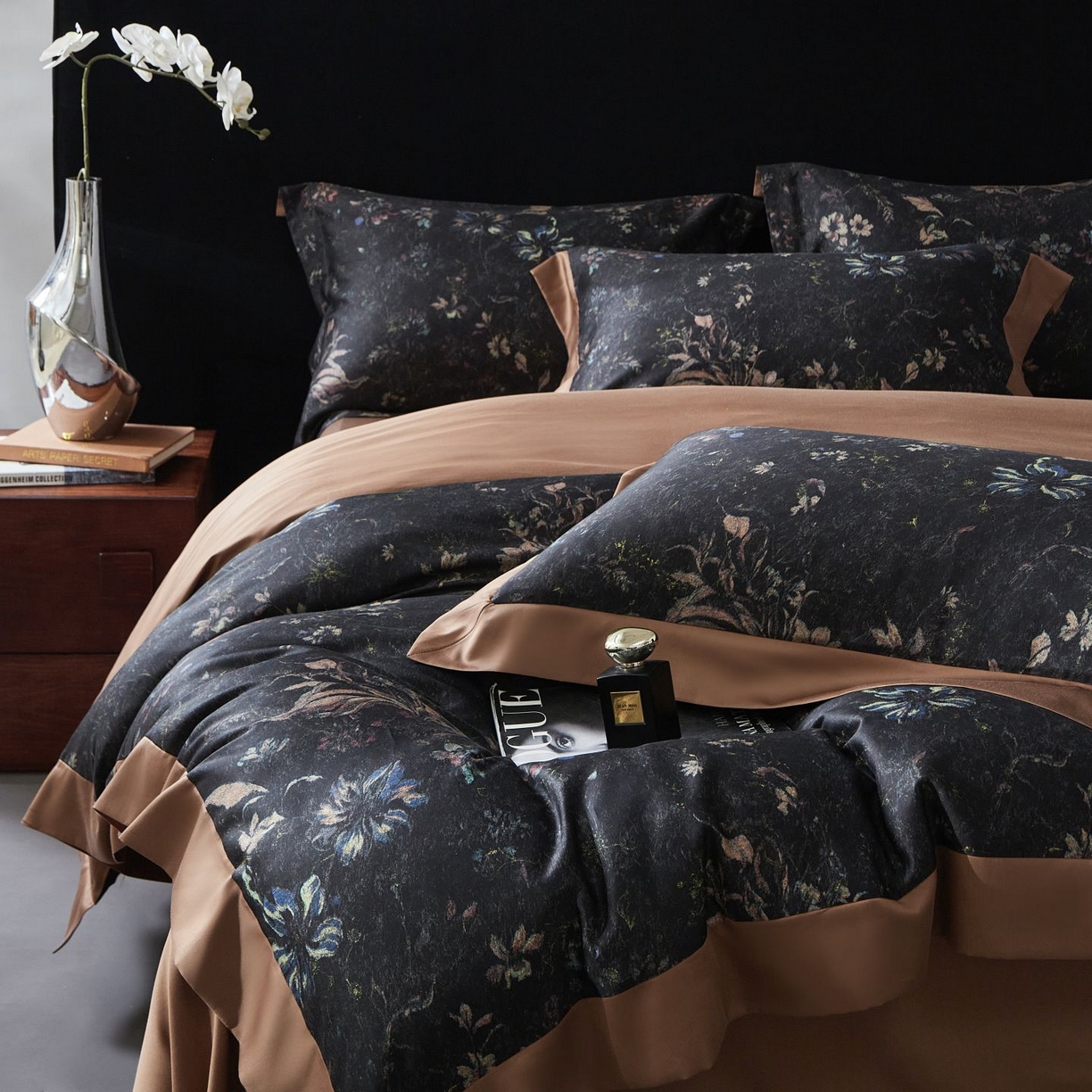 91家纺网 家纺一手货源 找家纺 南通朵美纺织品有限公司 2026新款100支天丝棉系列四件套 花案