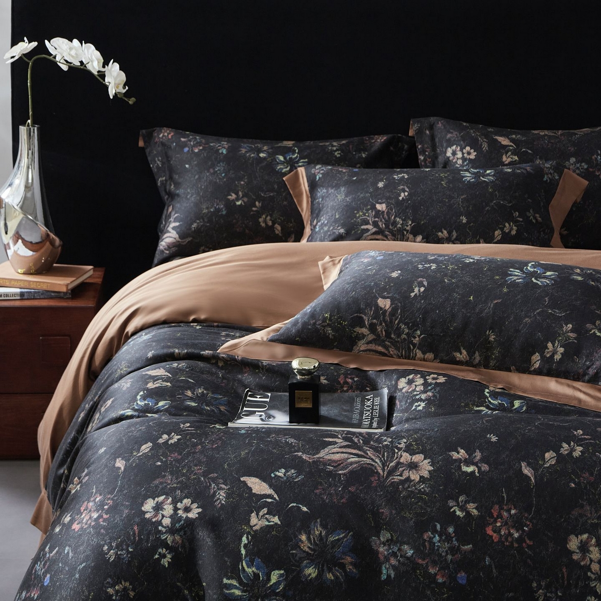 91家纺网 家纺一手货源 找家纺 南通朵美纺织品有限公司 2026新款100支天丝棉系列四件套 花案