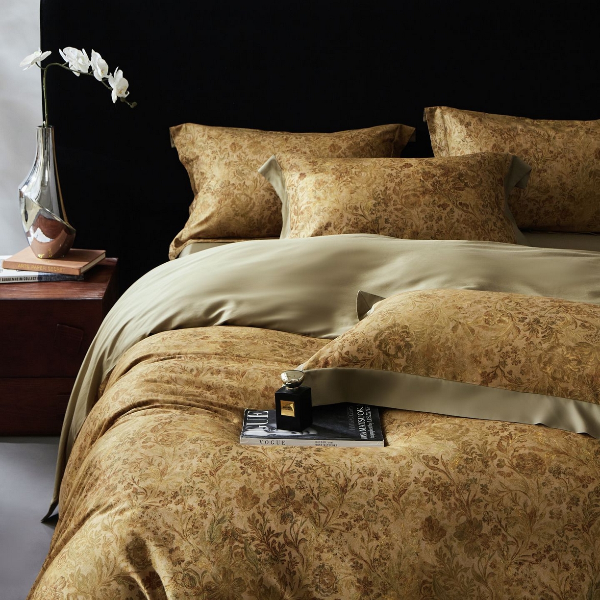 91家纺网 家纺一手货源 找家纺 南通朵美纺织品有限公司 2026新款100支天丝棉系列四件套 锦香