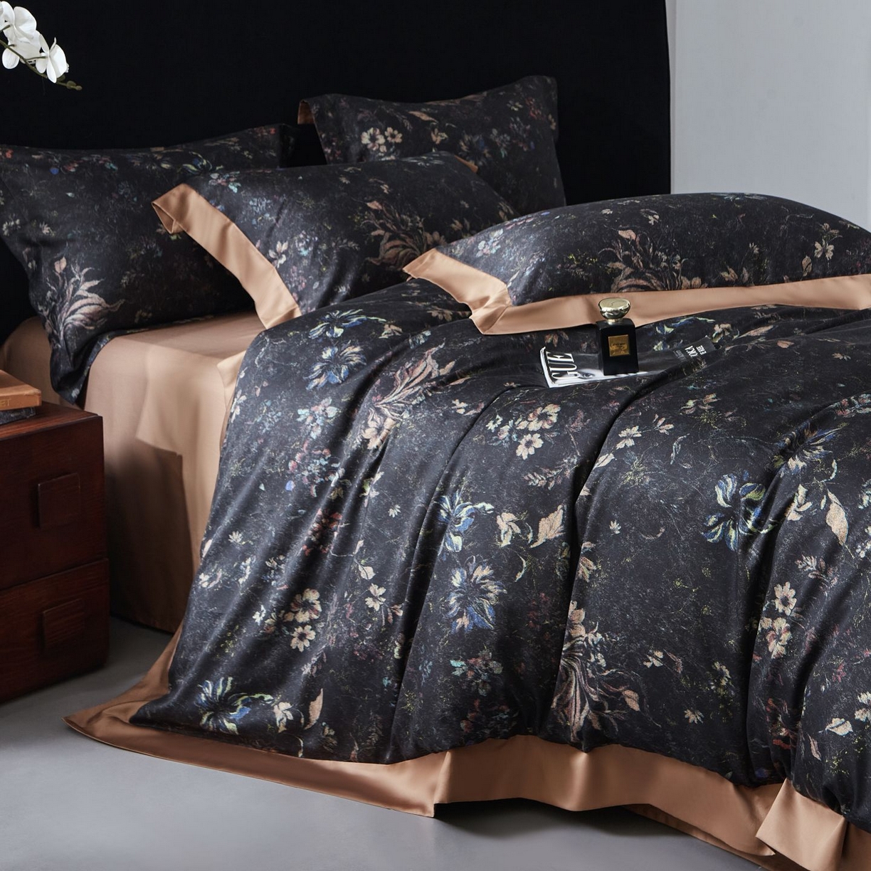 91家纺网 家纺一手货源 找家纺 南通朵美纺织品有限公司 2026新款100支天丝棉系列四件套 花案