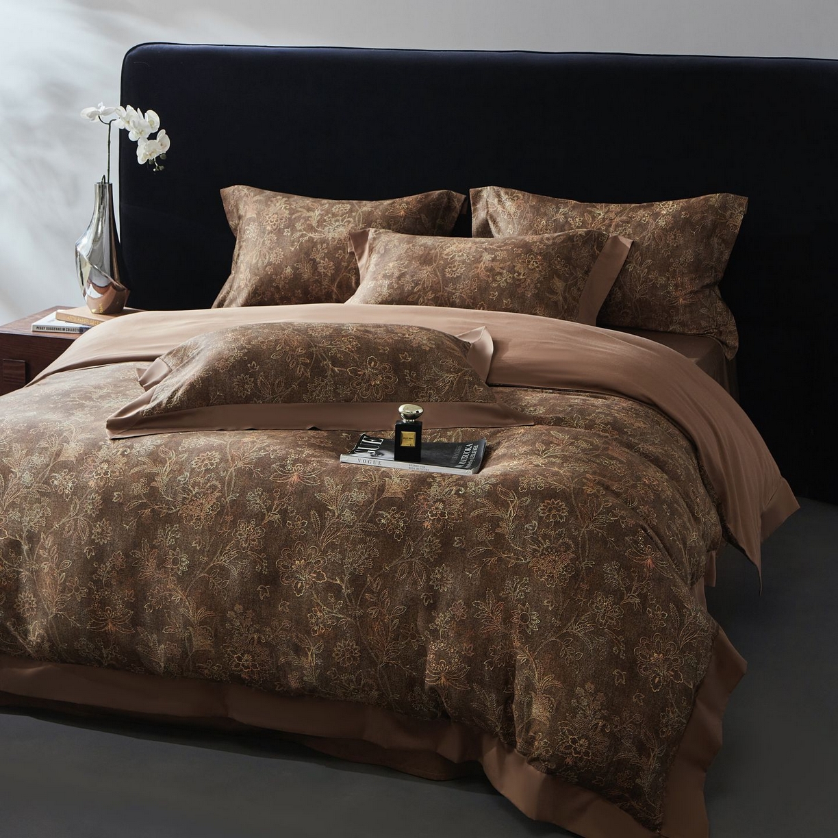 91家纺网 家纺一手货源 找家纺 南通朵美纺织品有限公司 2026新款100支天丝棉系列四件套 芝蘭