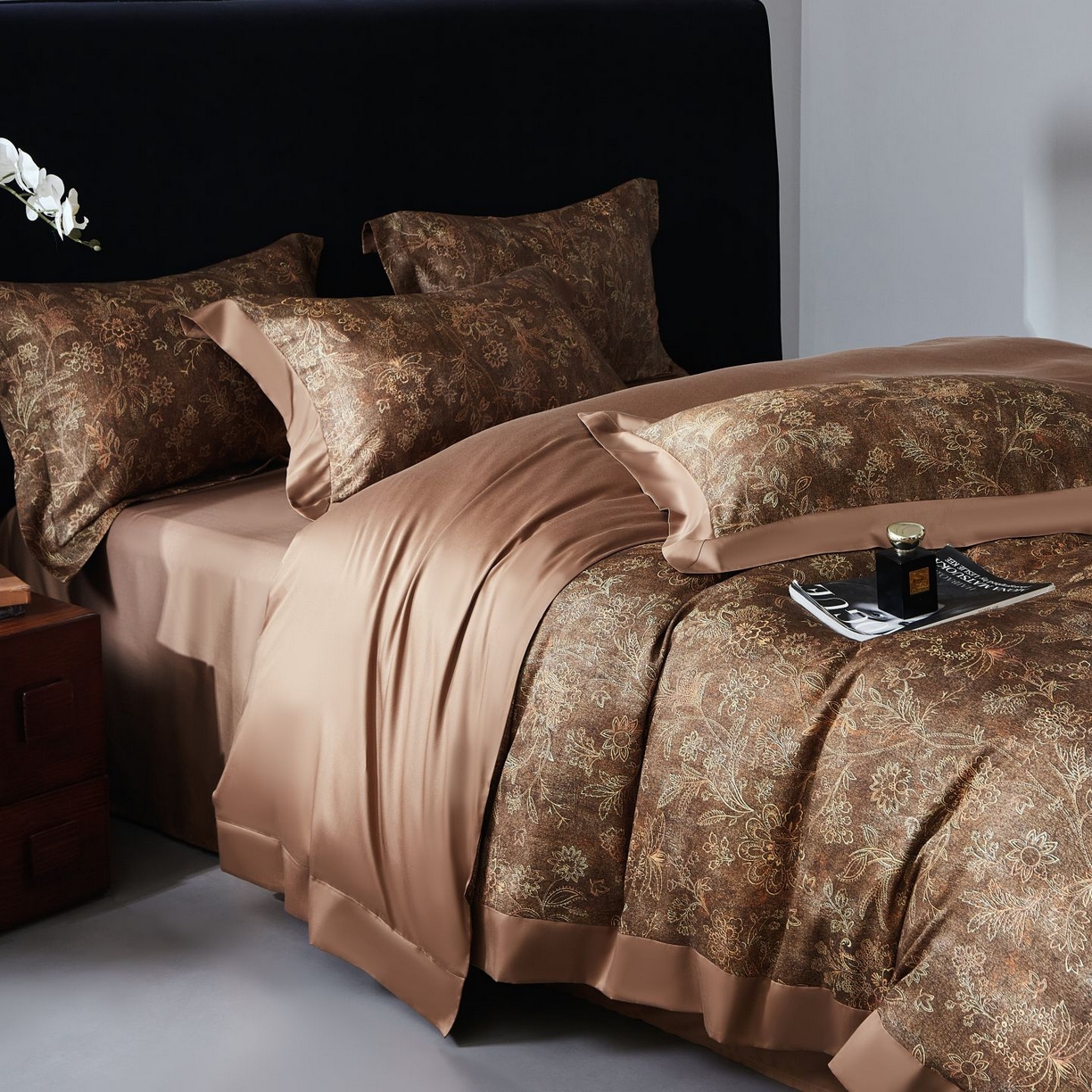 91家纺网 家纺一手货源 找家纺 南通朵美纺织品有限公司 2026新款100支天丝棉系列四件套 芝蘭