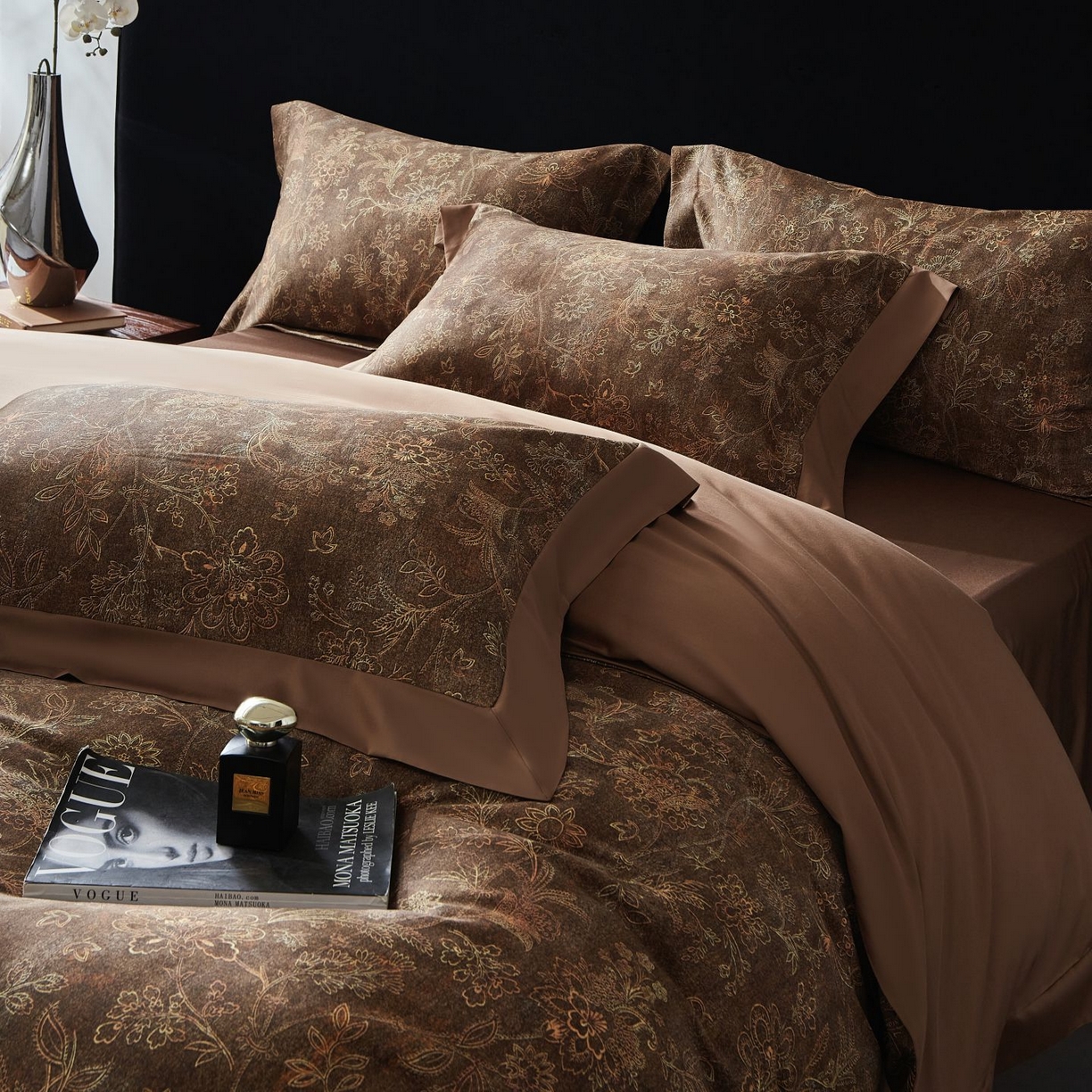 91家纺网 家纺一手货源 找家纺 南通朵美纺织品有限公司 2026新款100支天丝棉系列四件套 芝蘭