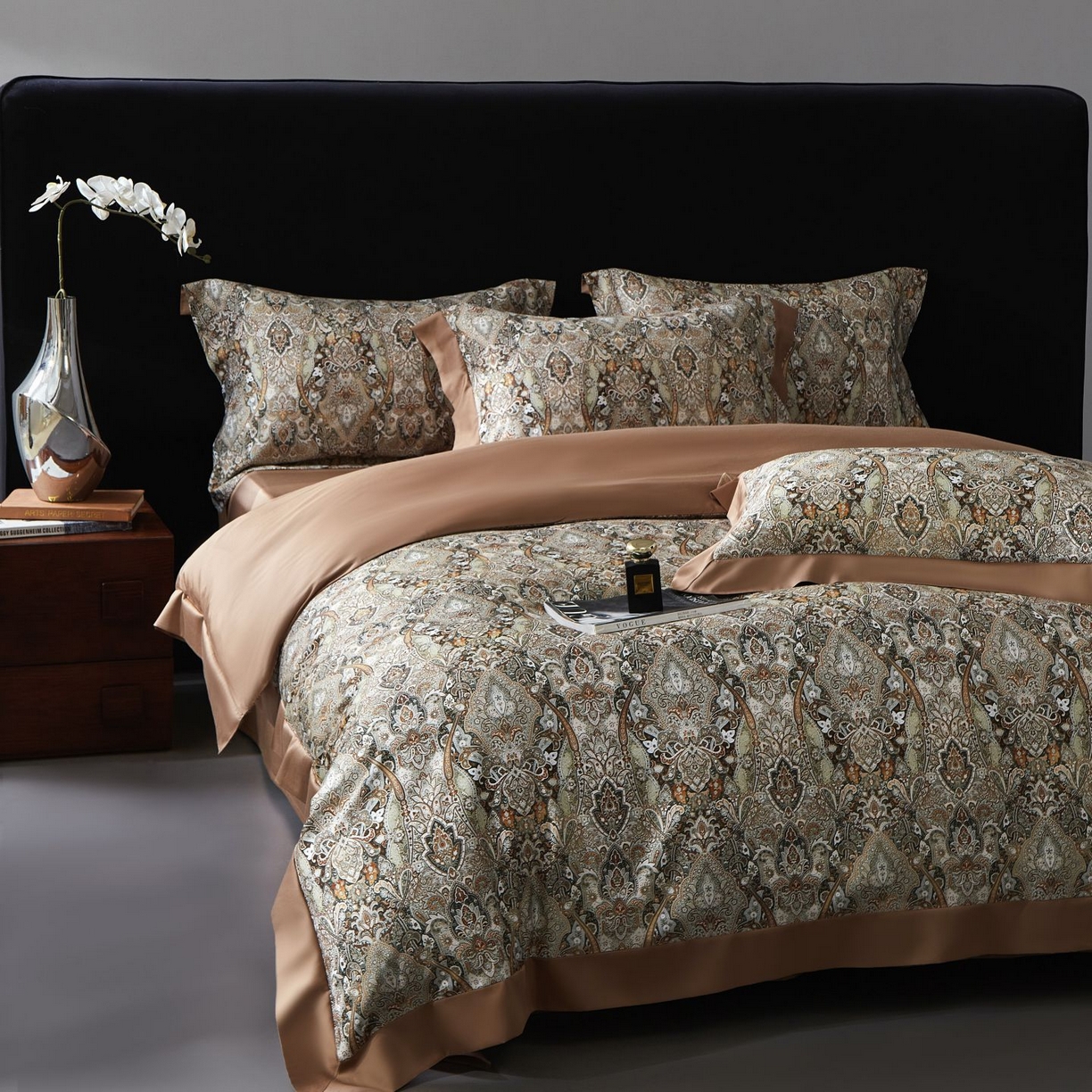 91家纺网 家纺一手货源 找家纺 南通朵美纺织品有限公司 2026新款100支天丝棉系列四件套 卡顿