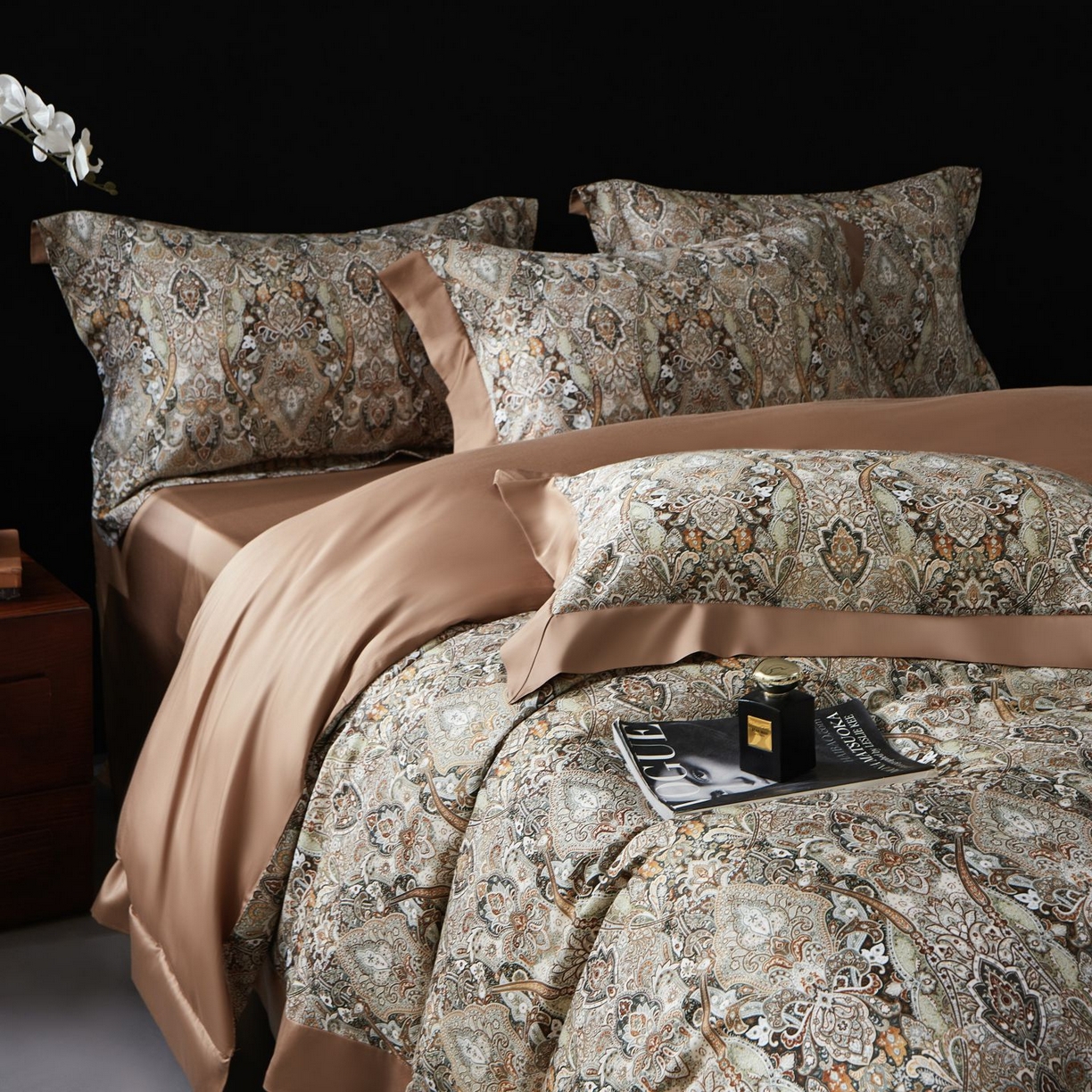 91家纺网 家纺一手货源 找家纺 南通朵美纺织品有限公司 2026新款100支天丝棉系列四件套 卡顿