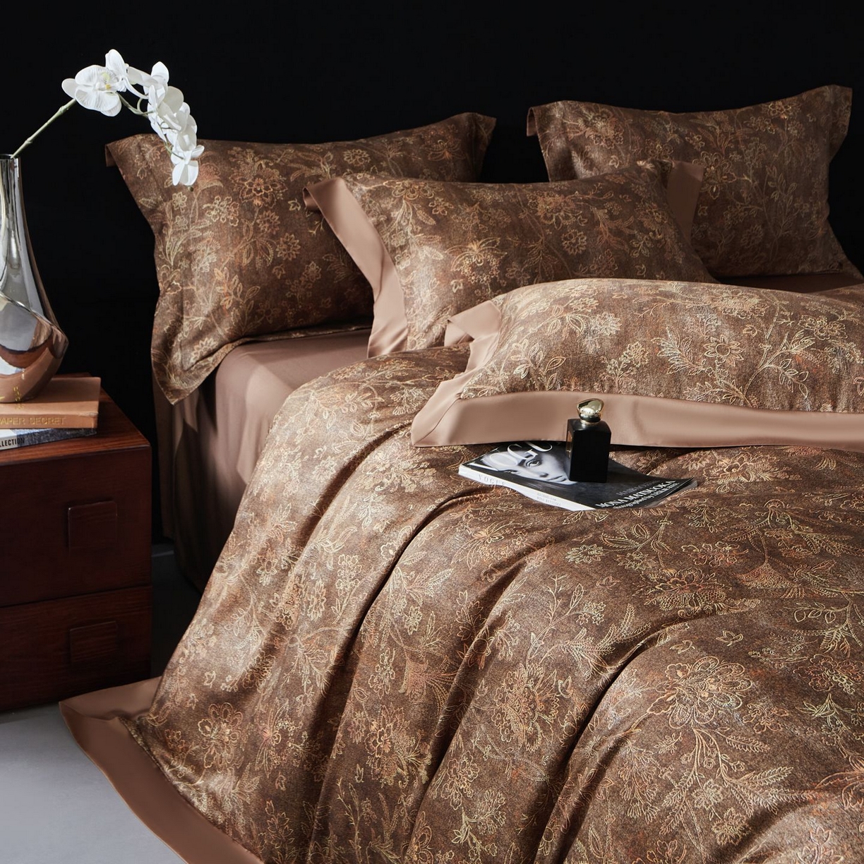 91家纺网 家纺一手货源 找家纺 南通朵美纺织品有限公司 2026新款100支天丝棉系列四件套 芝蘭