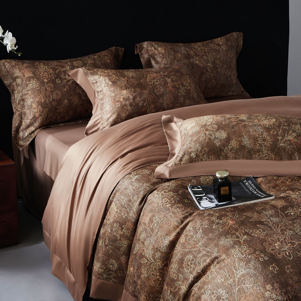 91家纺网 家纺一手货源 找家纺 南通朵美纺织品有限公司 2026新款100支天丝棉系列四件套 芝蘭