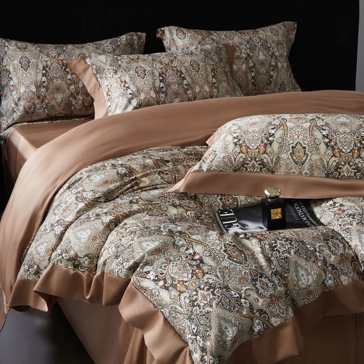 91家纺网 家纺一手货源 找家纺 南通朵美纺织品有限公司 2026新款100支天丝棉系列四件套 卡顿