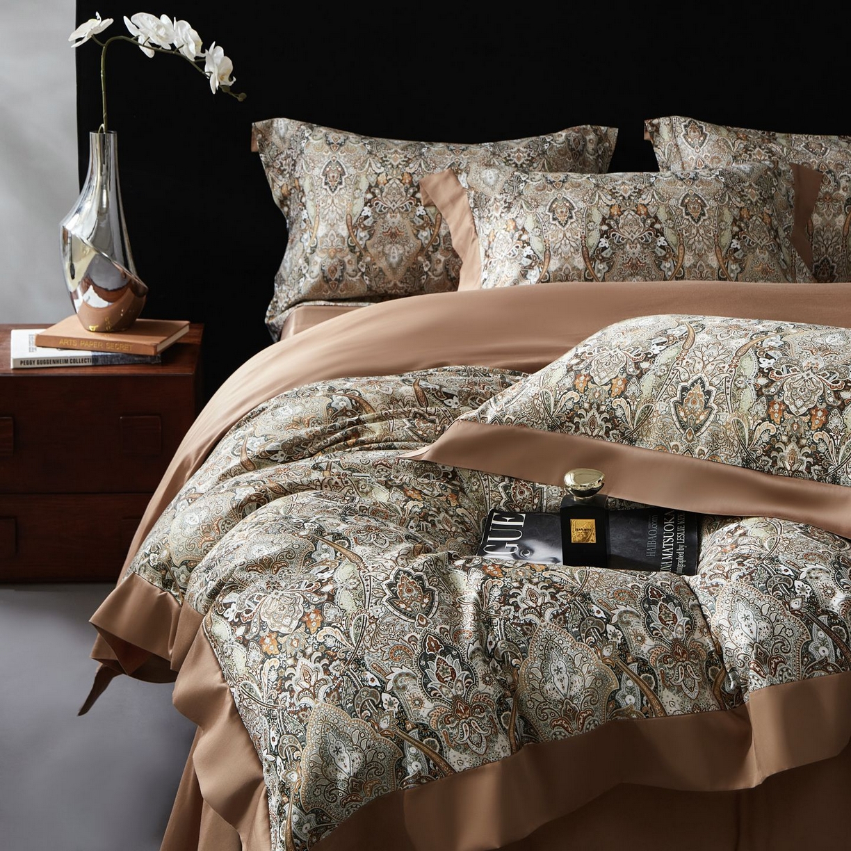 91家纺网 家纺一手货源 找家纺 南通朵美纺织品有限公司 2026新款100支天丝棉系列四件套 卡顿