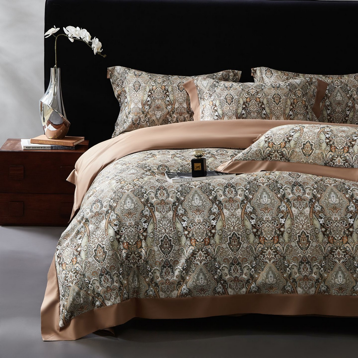 91家纺网 家纺一手货源 找家纺 南通朵美纺织品有限公司 2026新款100支天丝棉系列四件套 卡顿