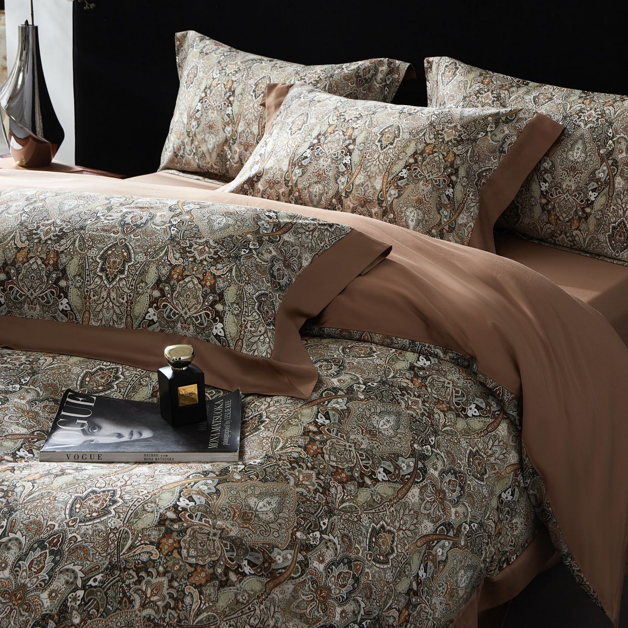 91家纺网 家纺一手货源 找家纺 南通朵美纺织品有限公司 2026新款100支天丝棉系列四件套 卡顿