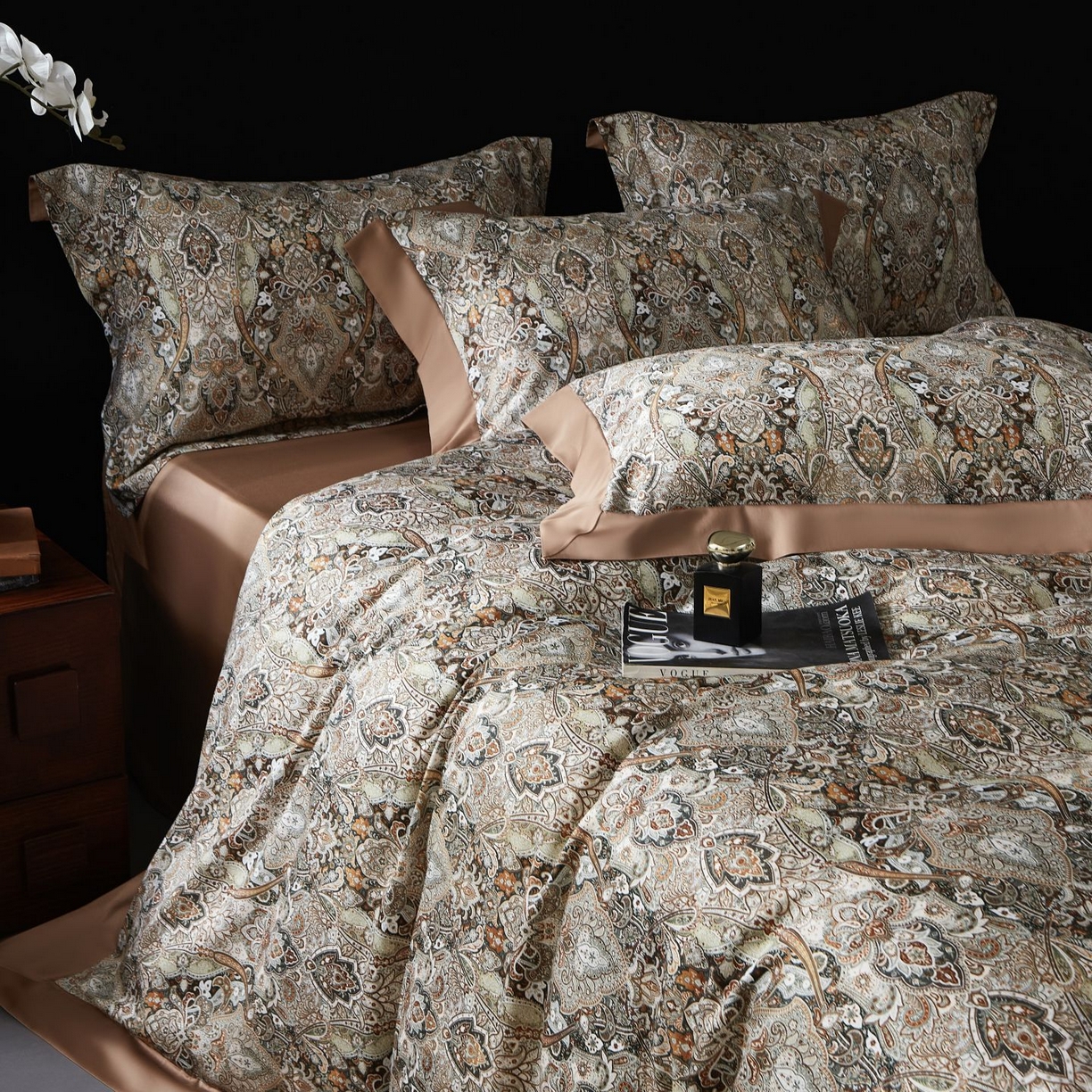 91家纺网 家纺一手货源 找家纺 南通朵美纺织品有限公司 2026新款100支天丝棉系列四件套 卡顿