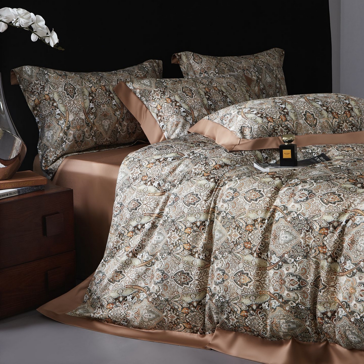 91家纺网 家纺一手货源 找家纺 南通朵美纺织品有限公司 2026新款100支天丝棉系列四件套 卡顿