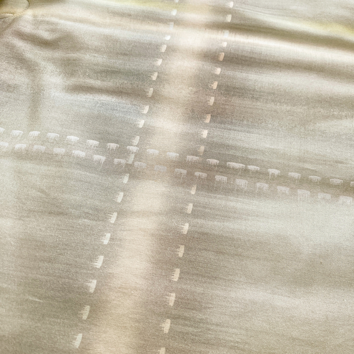 91家纺网 家纺一手货源 找家纺 宜凡家纺 2026新款全棉数码印花夏被床裙四件套④号系列 光之羽 绿