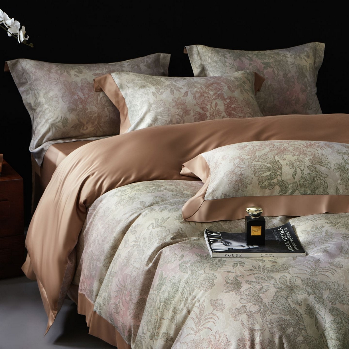 91家纺网 家纺一手货源 找家纺 南通朵美纺织品有限公司 2026新款100支天丝棉系列四件套 汀山芳韵