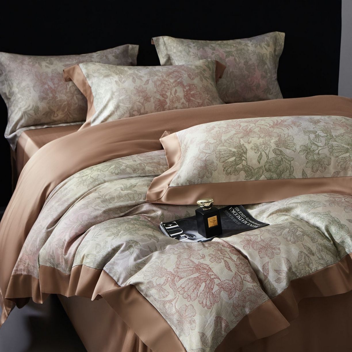 91家纺网 家纺一手货源 找家纺 南通朵美纺织品有限公司 2026新款100支天丝棉系列四件套 汀山芳韵