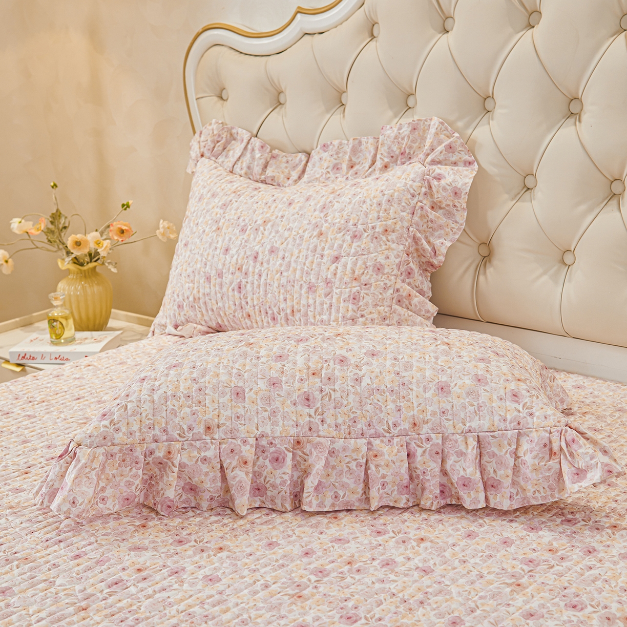 91家纺网 家纺一手货源 找家纺 宜凡家纺 2026新款全棉数码印花夏被床盖四件套④号系列 醒春集