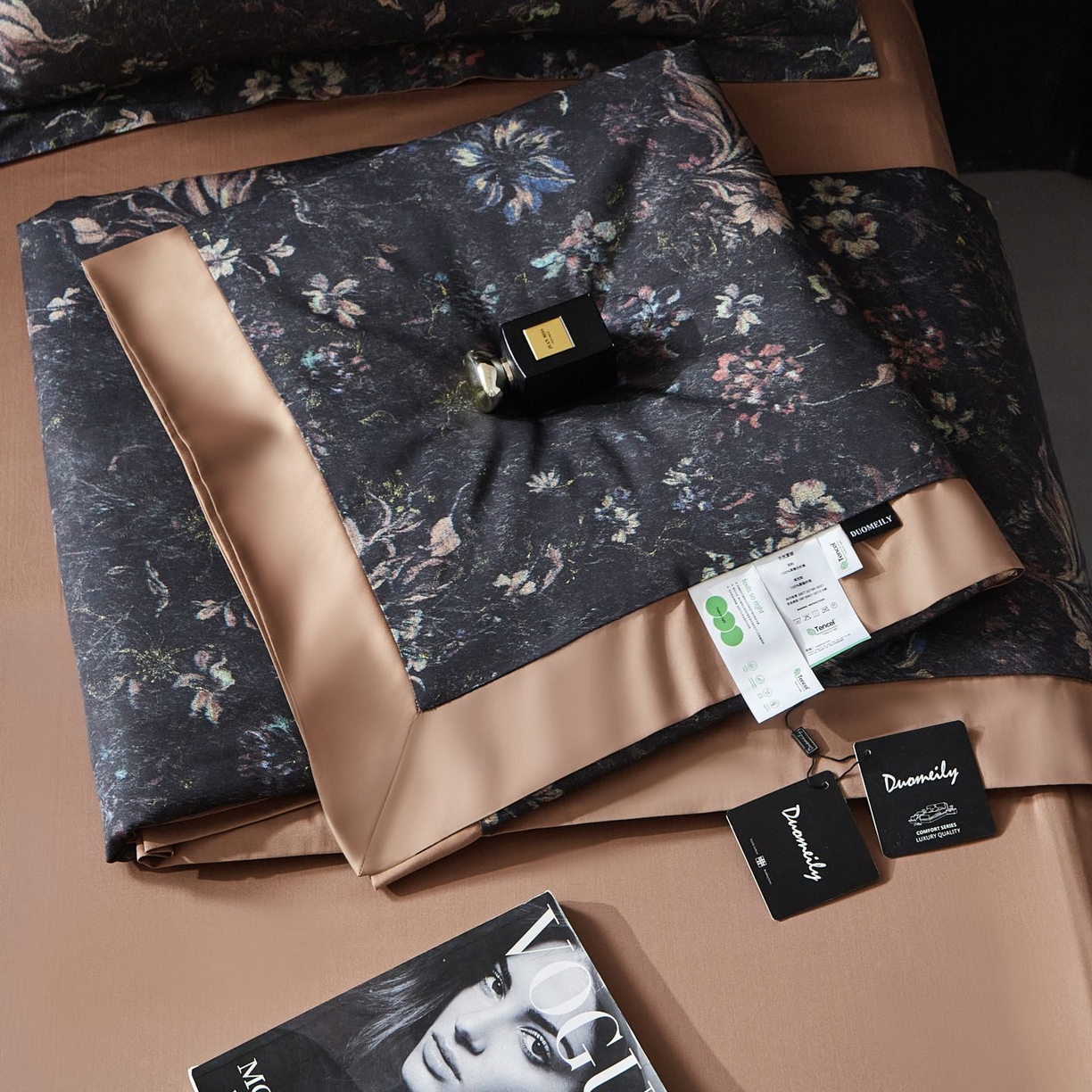 91家纺网 家纺一手货源 找家纺 （总）南通朵美纺织品有限公司 2026新款100支天丝棉夏被四件套系列