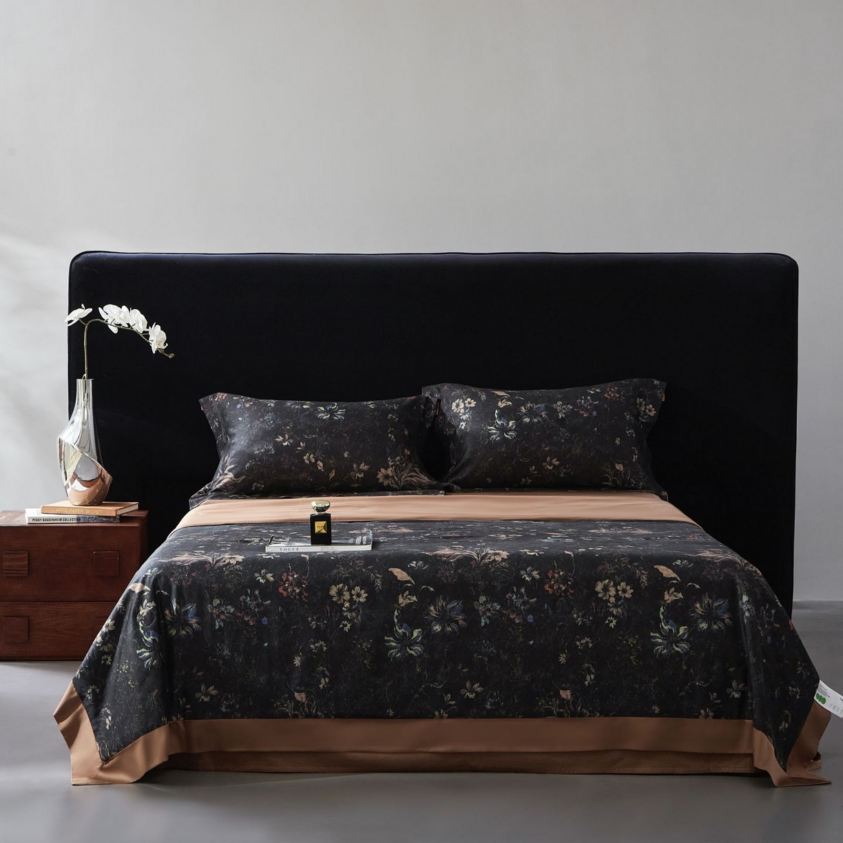 91家纺网 家纺一手货源 找家纺 南通朵美纺织品有限公司 2026新款100支天丝棉夏被四件套系列 花案