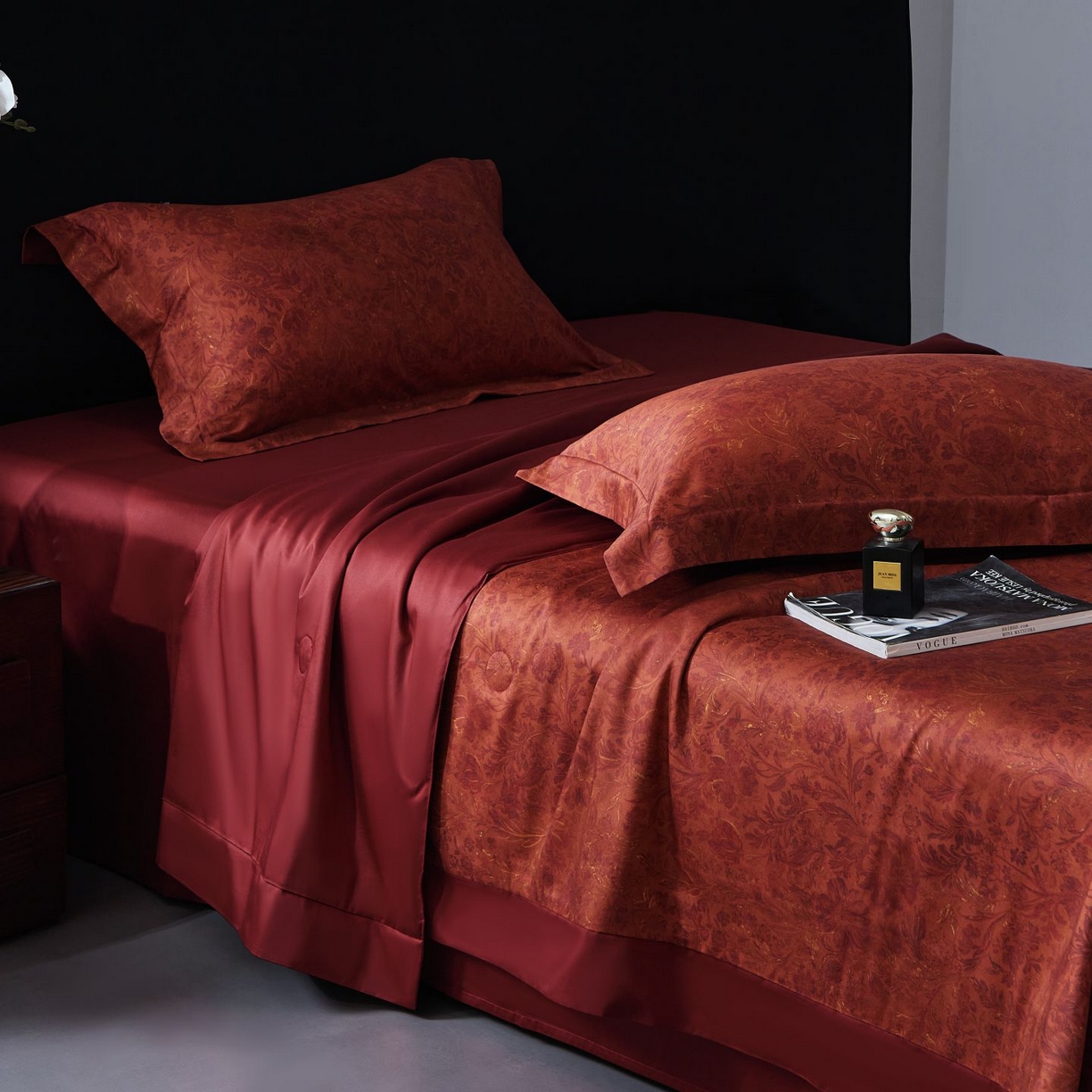 91家纺网 家纺一手货源 找家纺 南通朵美纺织品有限公司 2026新款100支天丝棉夏被四件套系列 天作之合