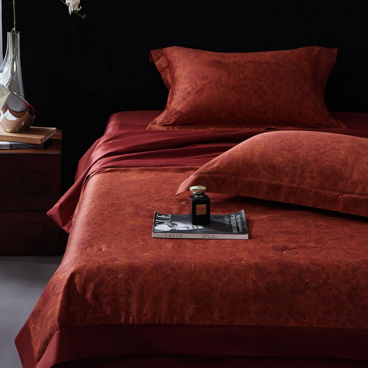 91家纺网 家纺一手货源 找家纺 南通朵美纺织品有限公司 2026新款100支天丝棉夏被四件套系列 天作之合