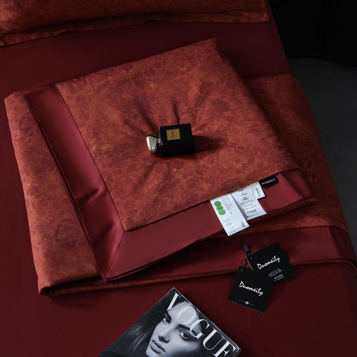 南通朵美纺织品有限公司 2026新款100支天丝棉夏被四件套系列 天作之合