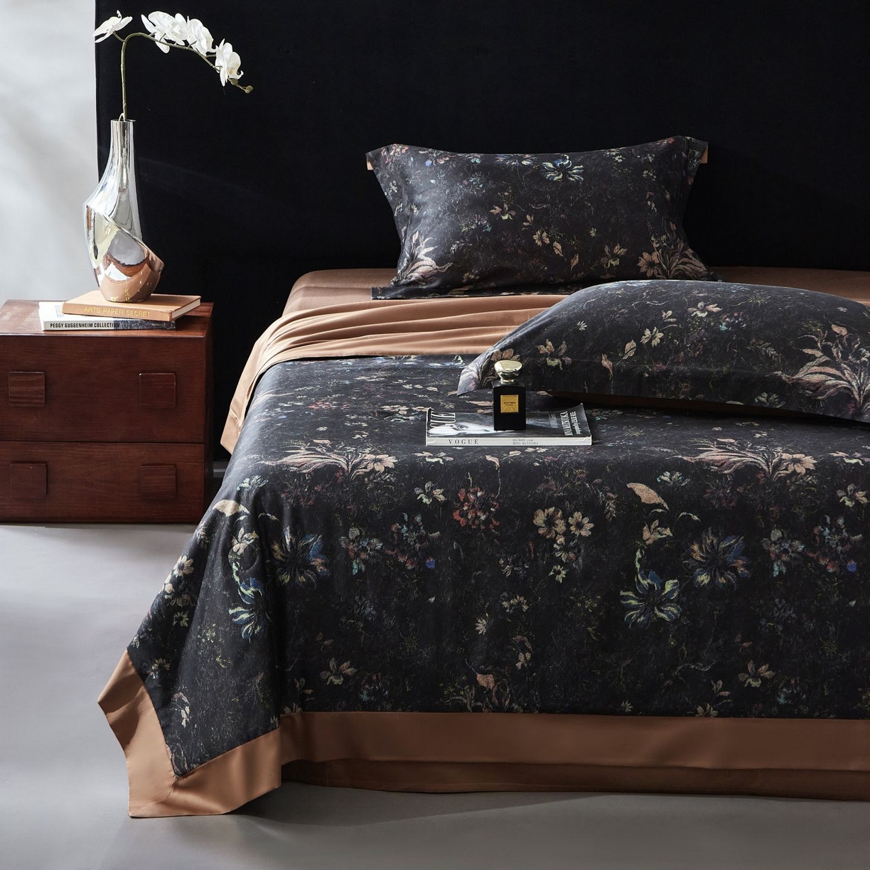 91家纺网 家纺一手货源 找家纺 南通朵美纺织品有限公司 2026新款100支天丝棉夏被四件套系列 花案