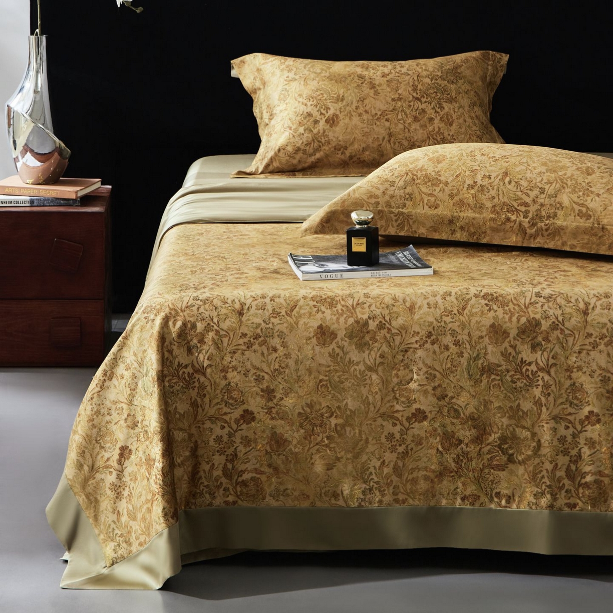 91家纺网 家纺一手货源 找家纺 南通朵美纺织品有限公司 2026新款100支天丝棉夏被四件套系列 锦香