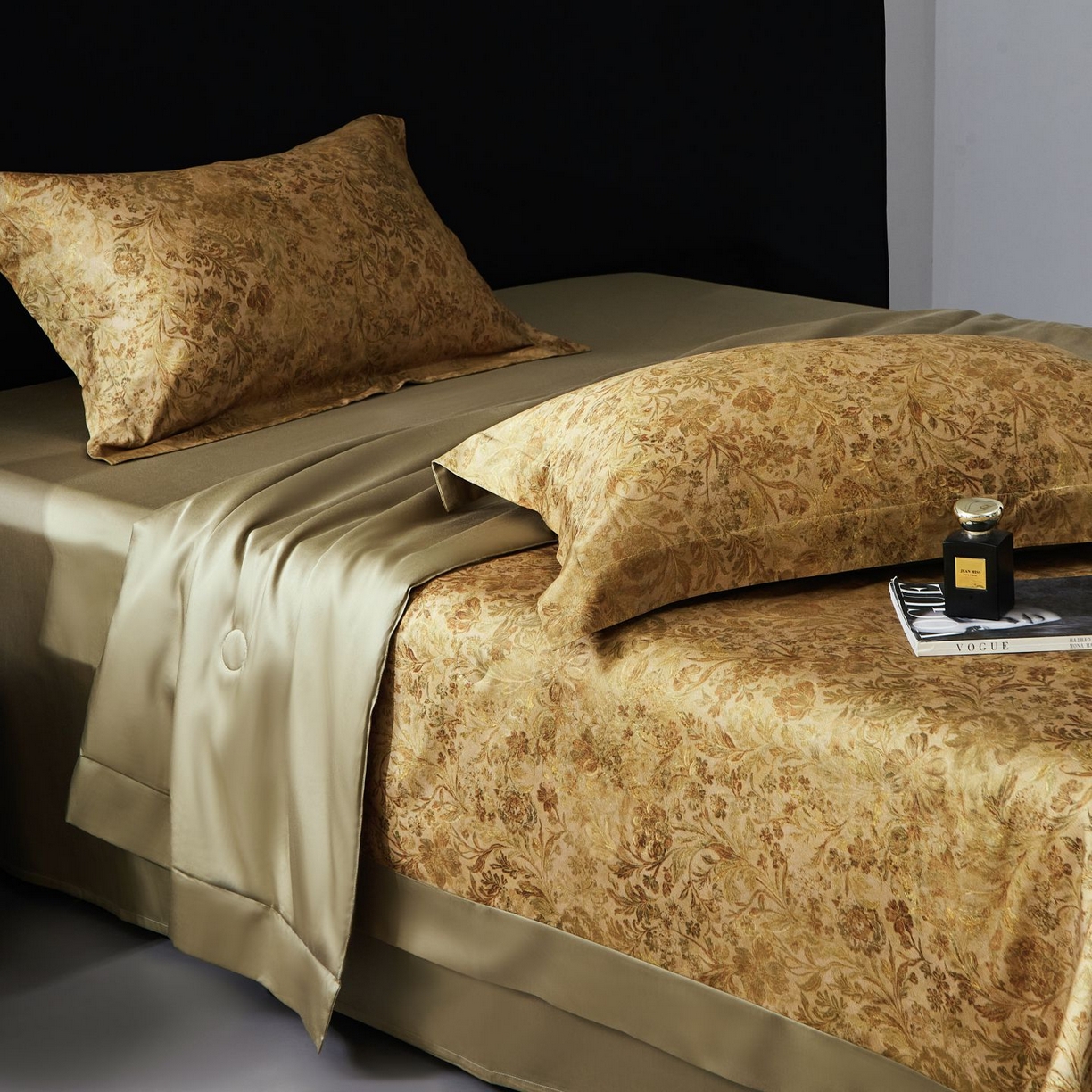 91家纺网 家纺一手货源 找家纺 南通朵美纺织品有限公司 2026新款100支天丝棉夏被四件套系列 锦香