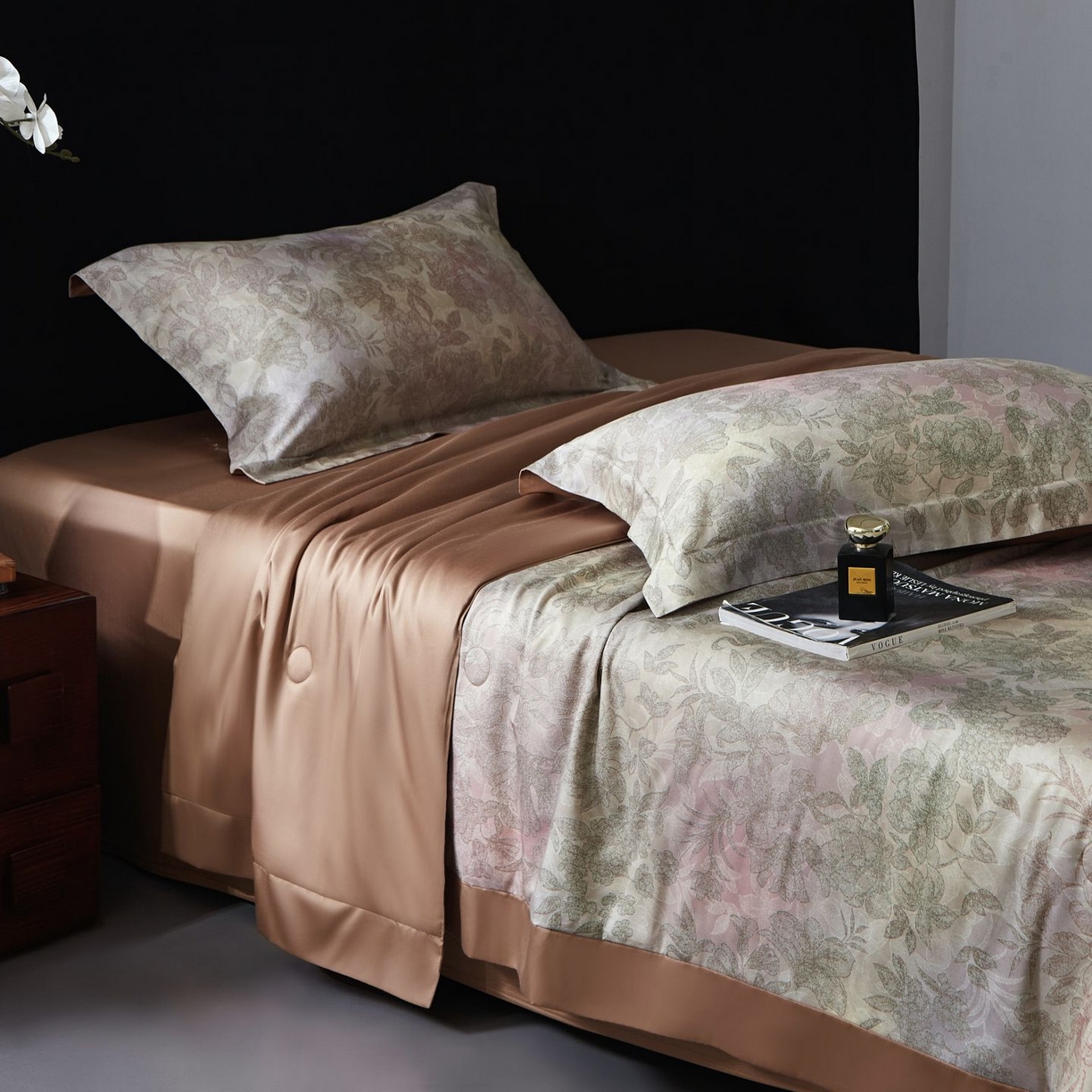 91家纺网 家纺一手货源 找家纺 南通朵美纺织品有限公司 2026新款100支天丝棉夏被四件套系列 汀山芳韵