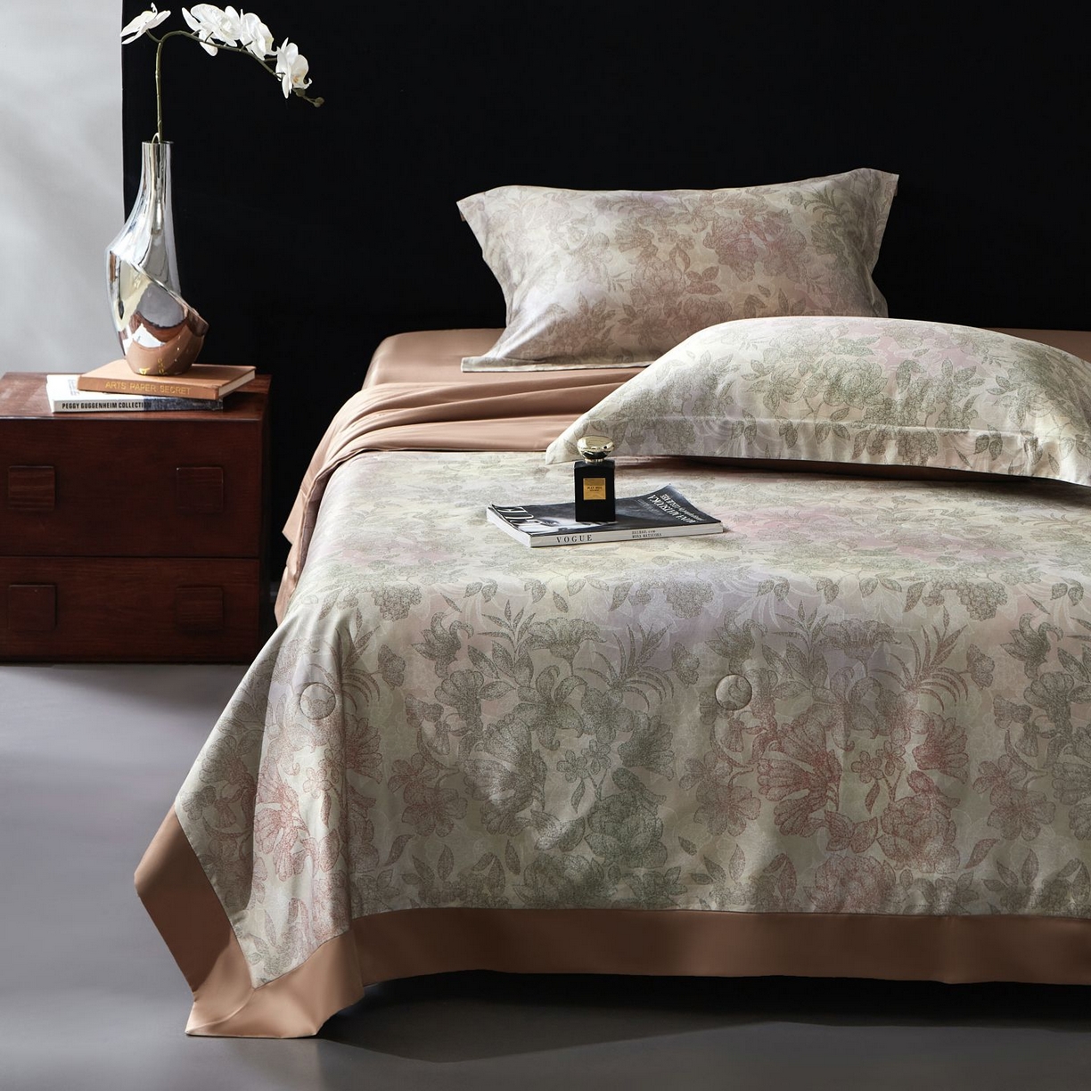 91家纺网 家纺一手货源 找家纺 南通朵美纺织品有限公司 2026新款100支天丝棉夏被四件套系列 汀山芳韵