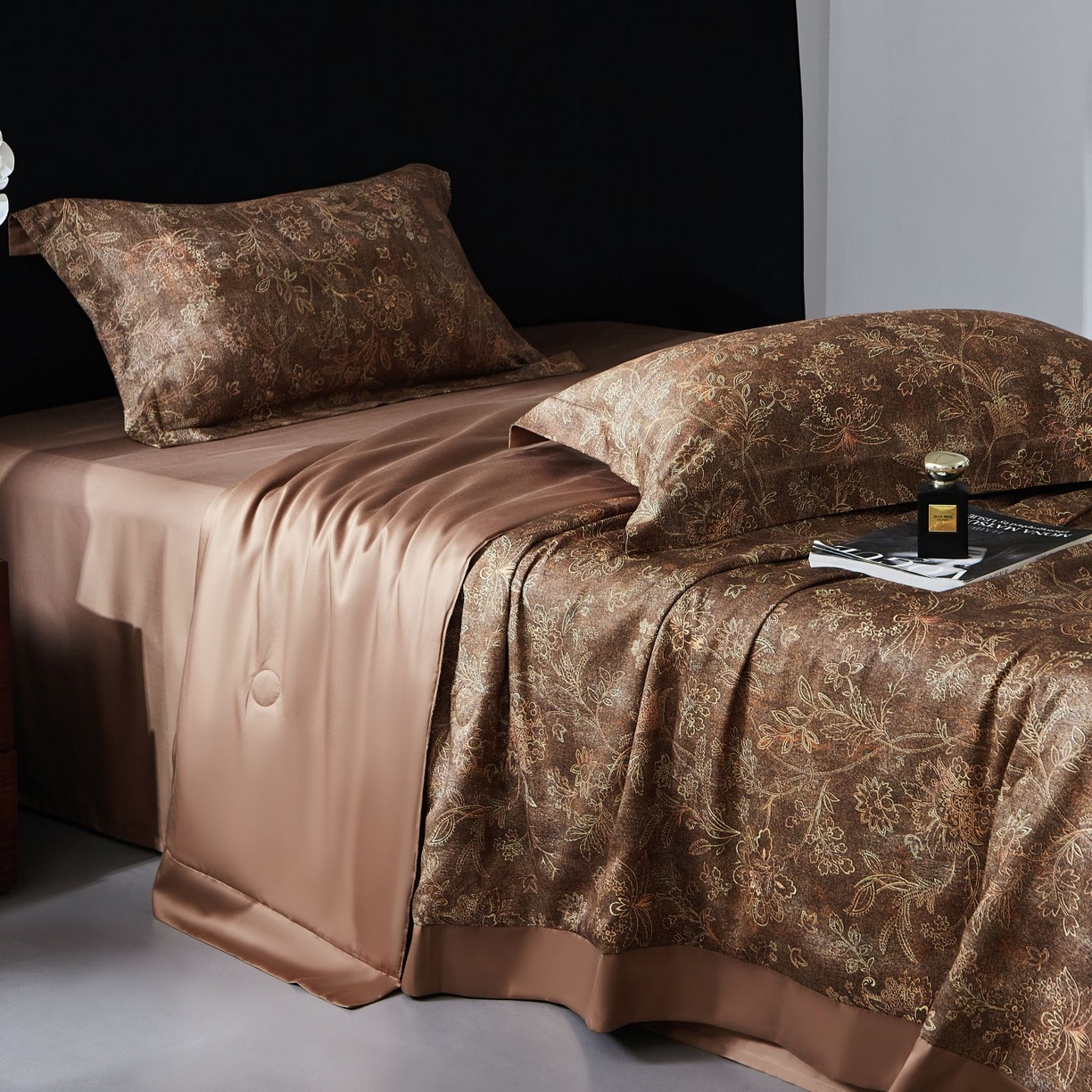 91家纺网 家纺一手货源 找家纺 南通朵美纺织品有限公司 2026新款100支天丝棉夏被四件套系列 芝蘭