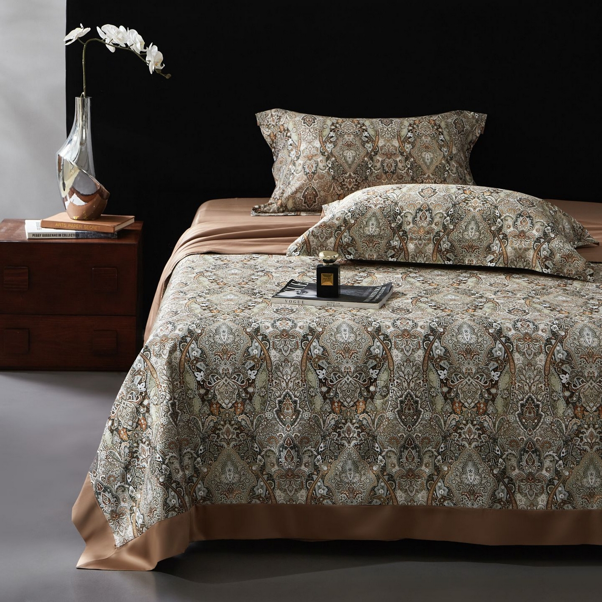 91家纺网 家纺一手货源 找家纺 南通朵美纺织品有限公司 2026新款100支天丝棉夏被四件套系列 卡顿