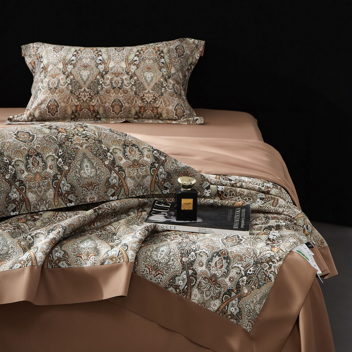 91家纺网 家纺一手货源 找家纺 南通朵美纺织品有限公司 2026新款100支天丝棉夏被四件套系列 卡顿